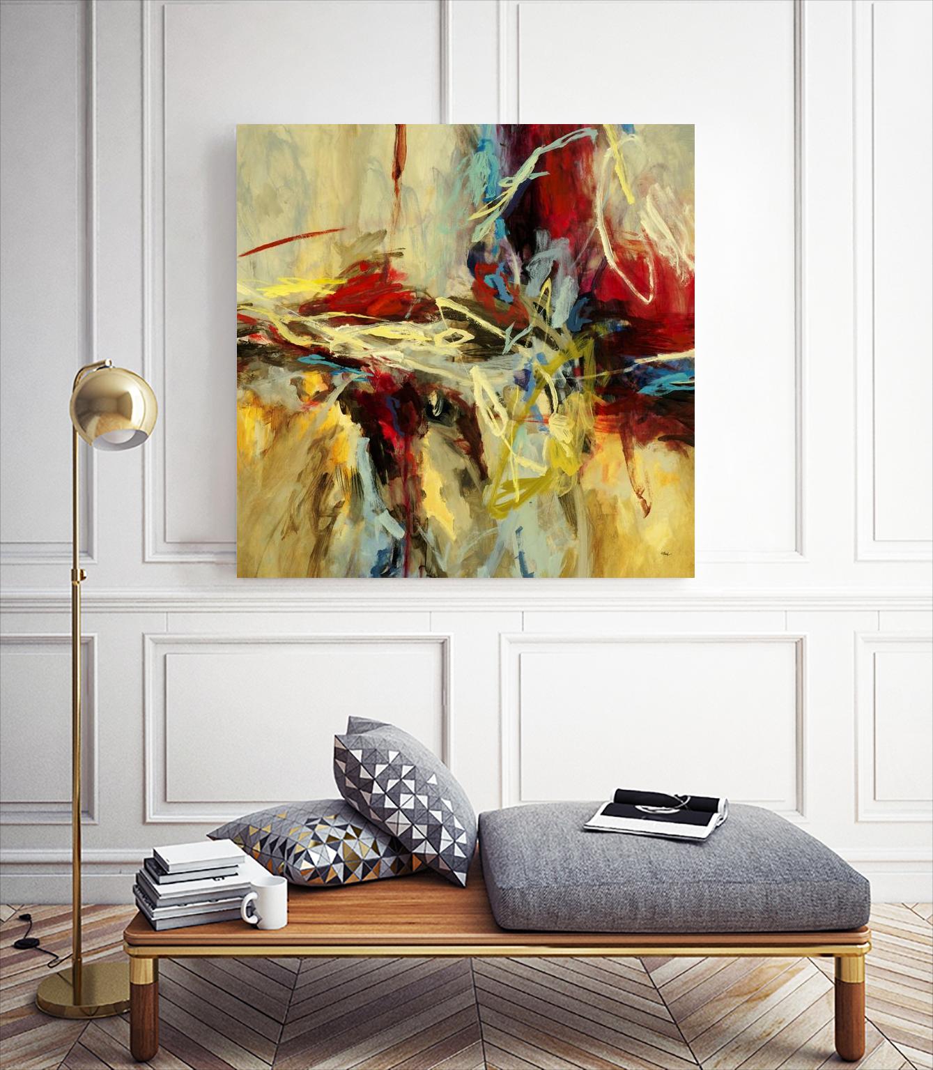 Edge by Randy Hibberd on GIANT ART - red abstract