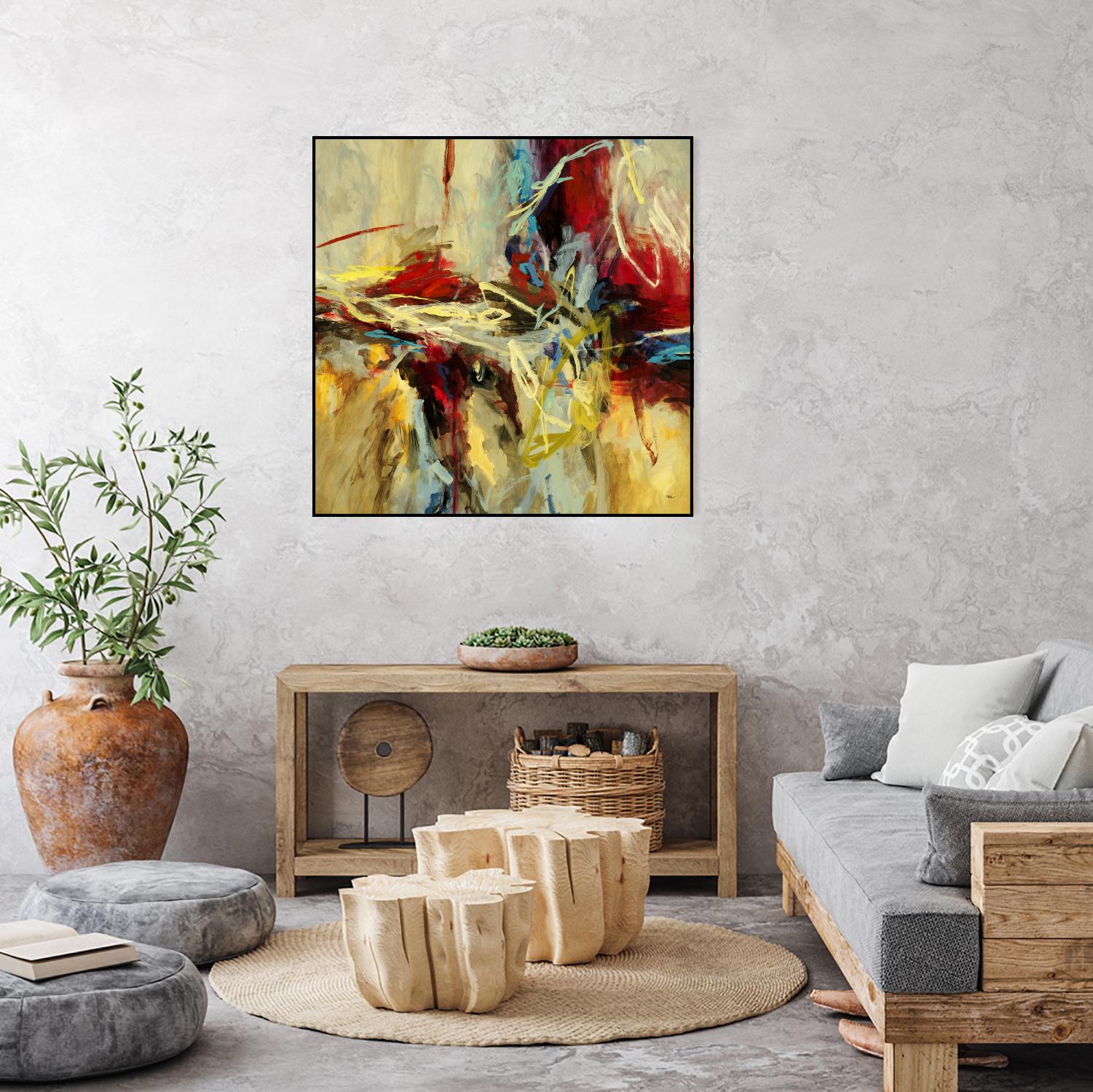 Edge by Randy Hibberd on GIANT ART - red abstract