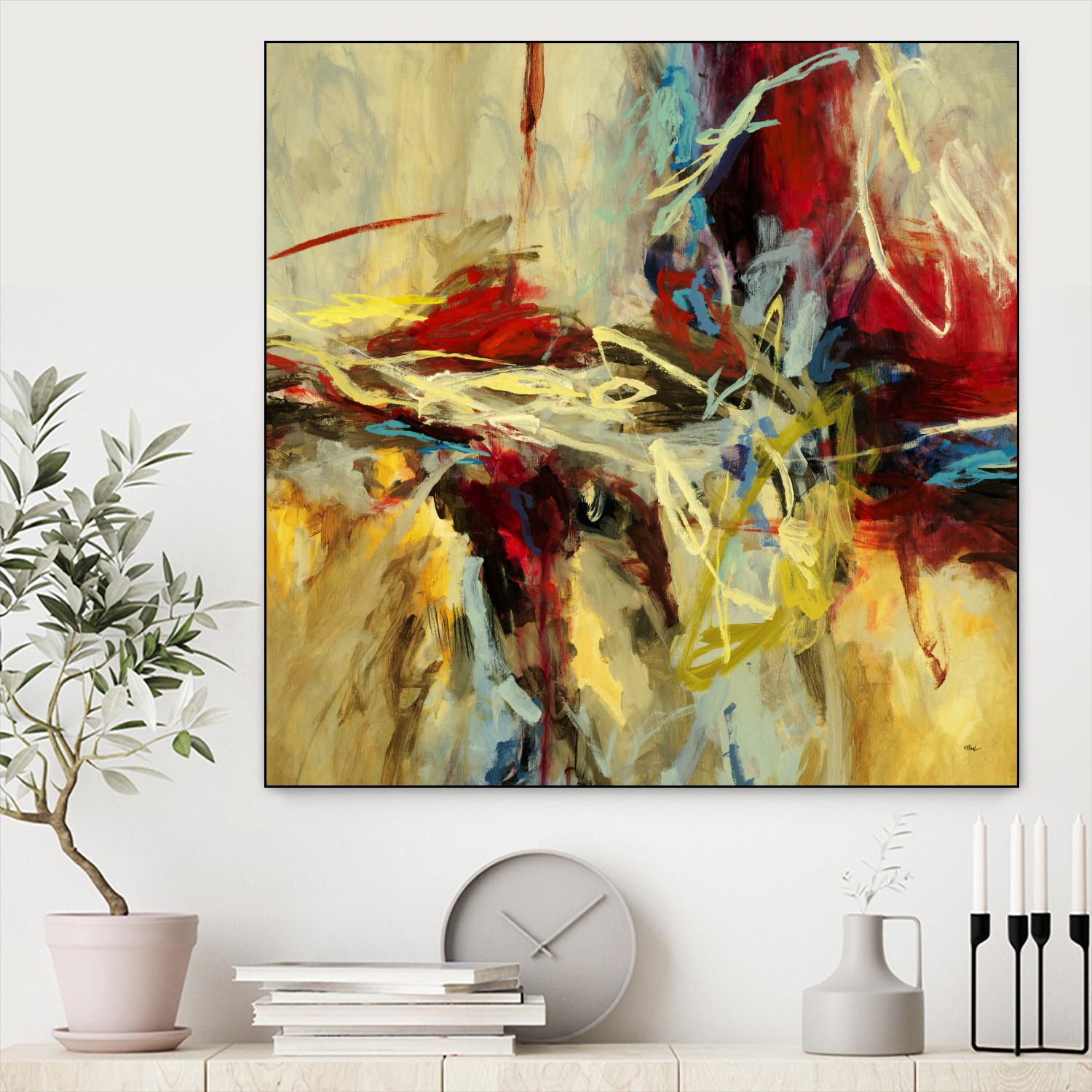 Edge by Randy Hibberd on GIANT ART - red abstract