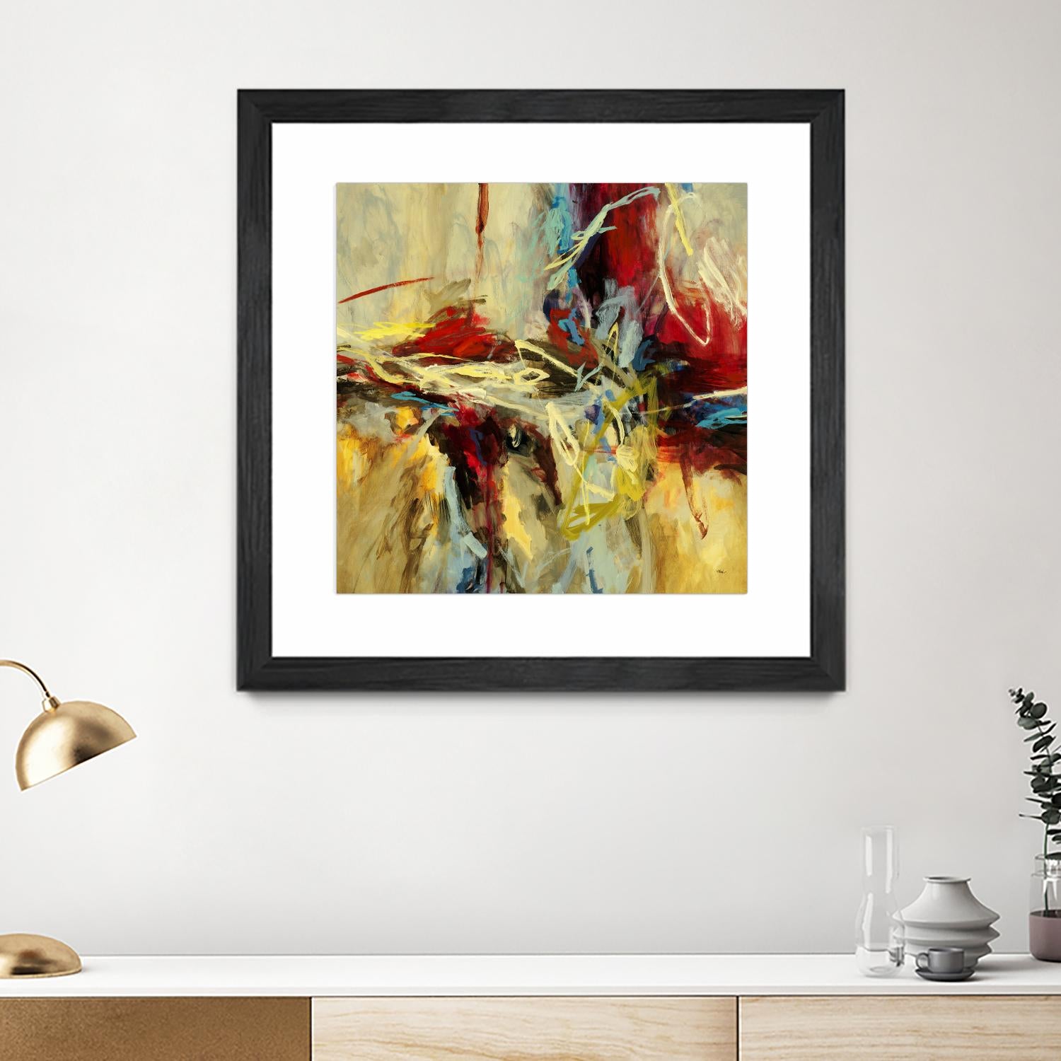 Edge by Randy Hibberd on GIANT ART - red abstract