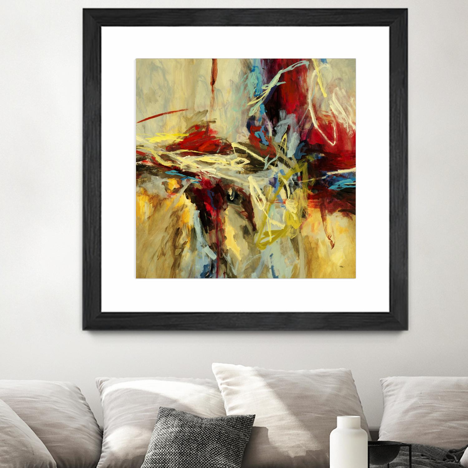 Edge by Randy Hibberd on GIANT ART - red abstract
