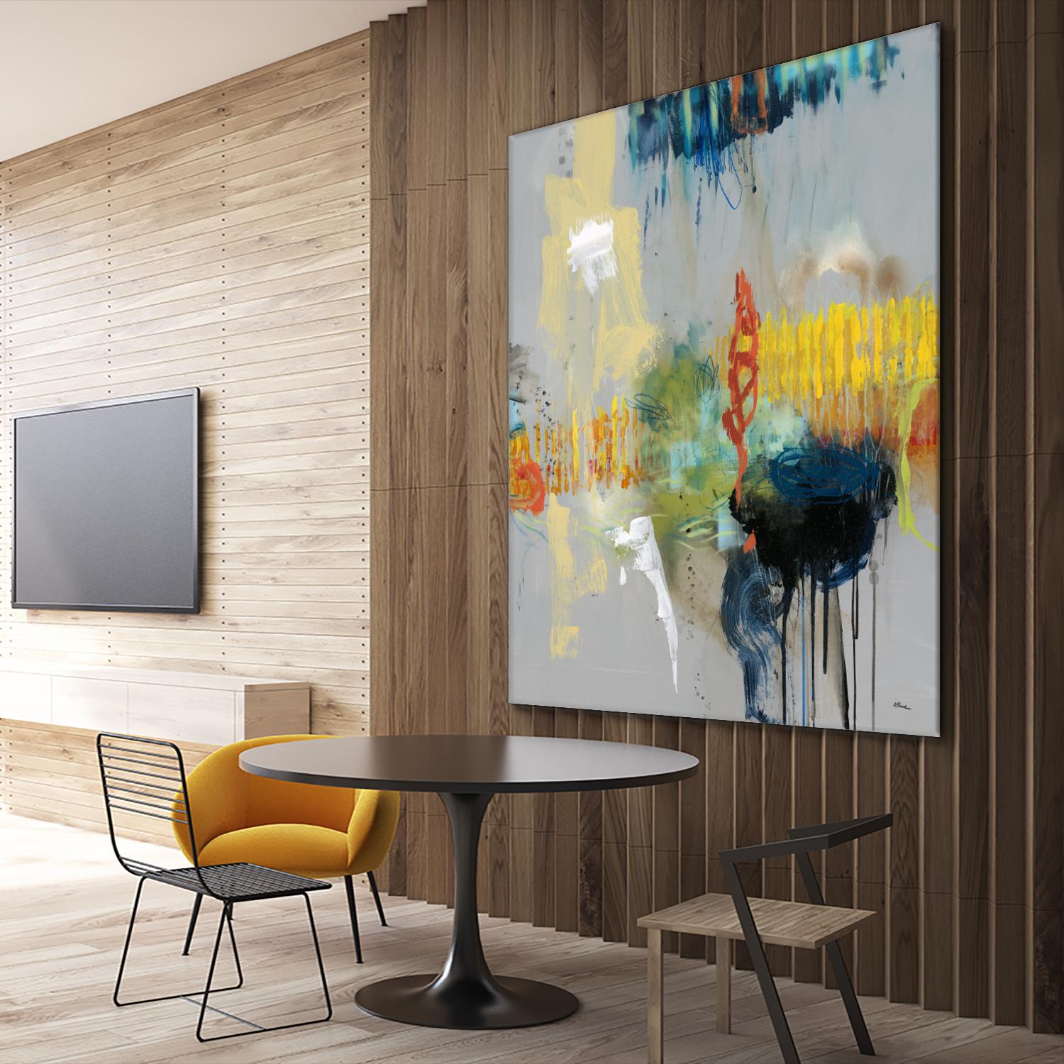 Shadows by Randy Hibberd on GIANT ART - yellow abstract