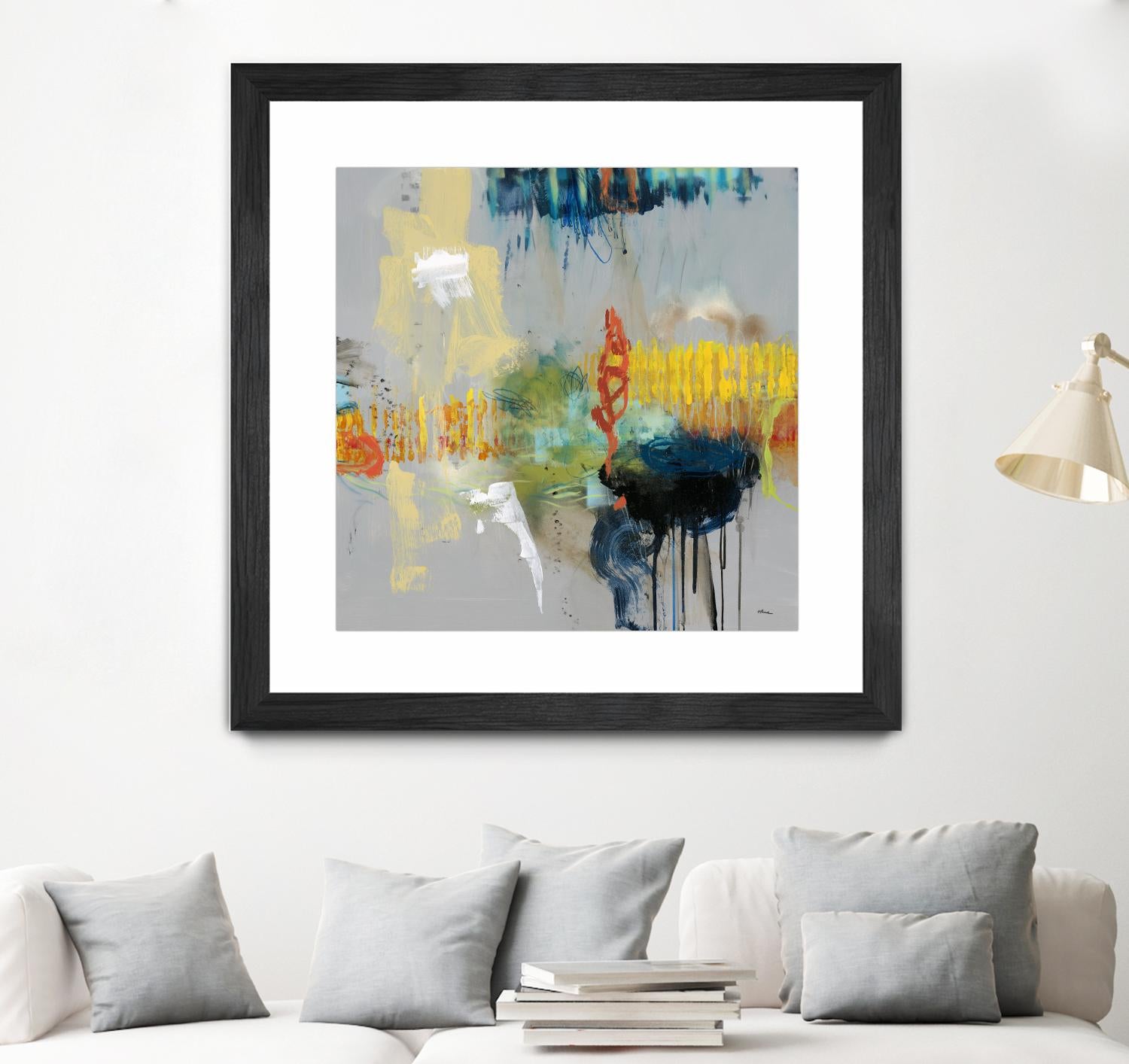 Shadows by Randy Hibberd on GIANT ART - yellow abstract