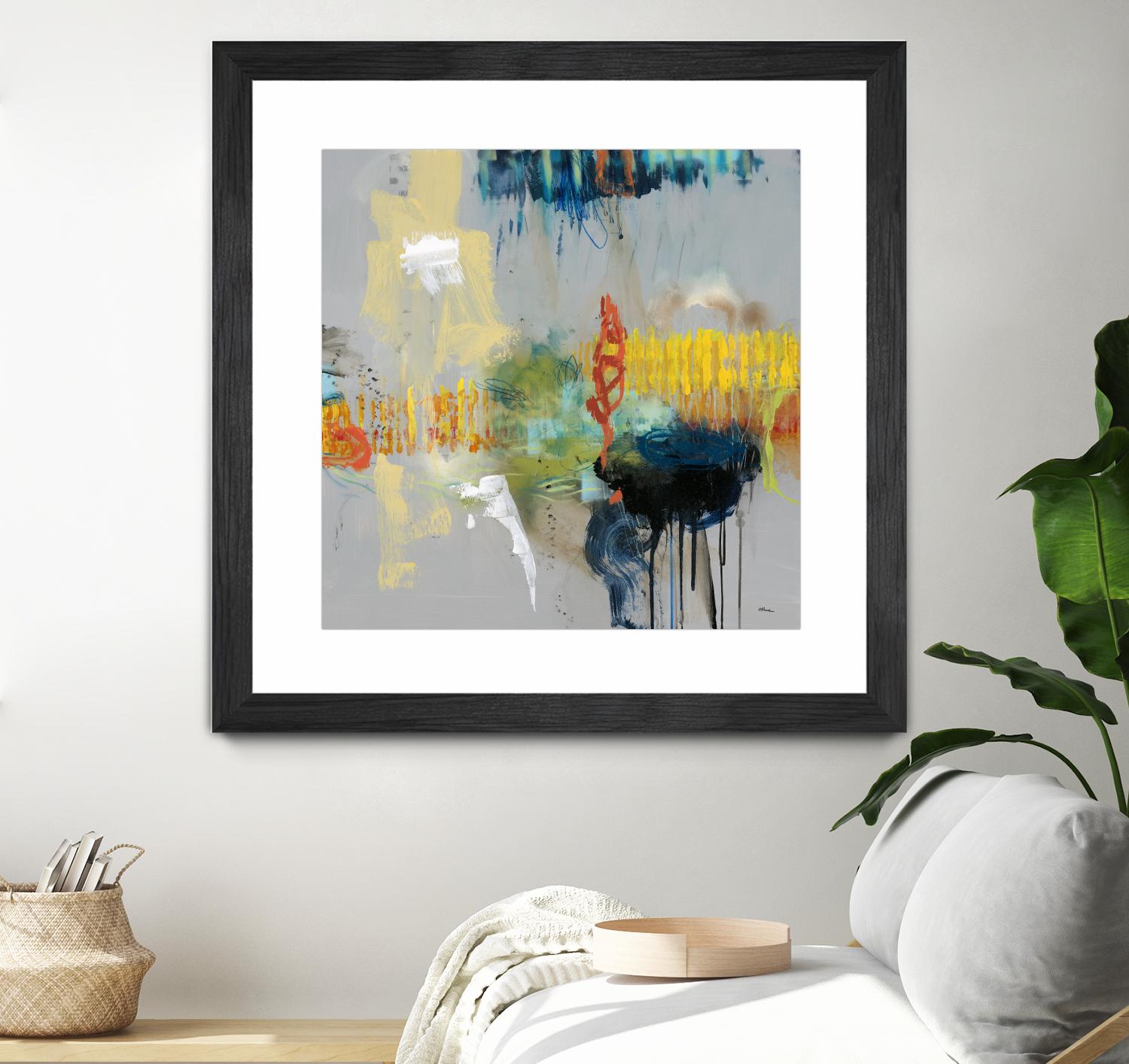 Shadows by Randy Hibberd on GIANT ART - yellow abstract