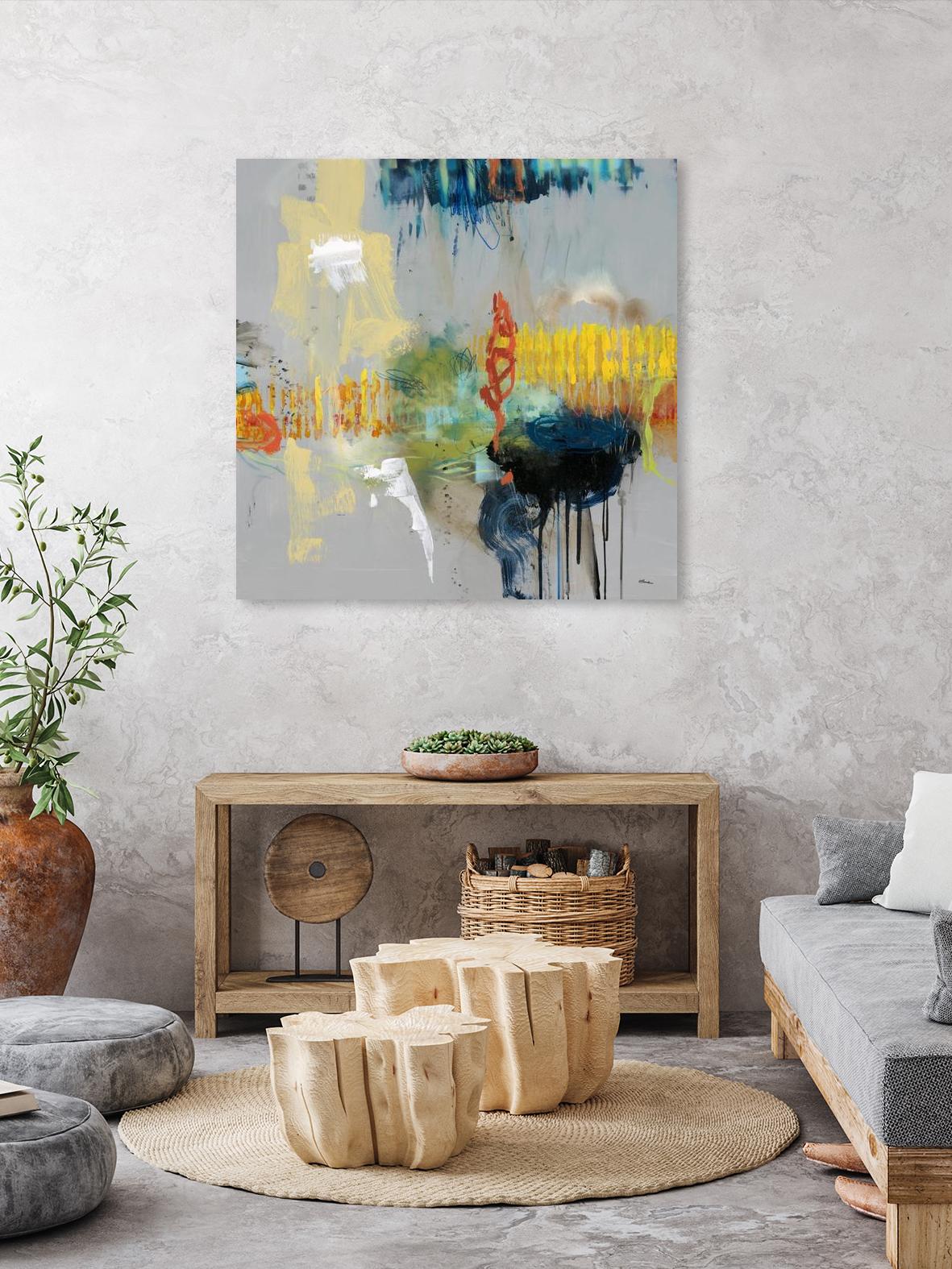 Shadows by Randy Hibberd on GIANT ART - yellow abstract