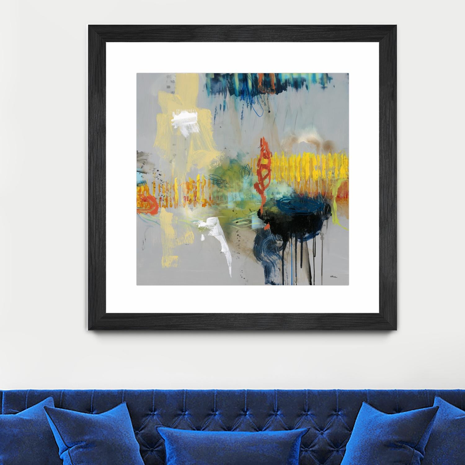 Shadows by Randy Hibberd on GIANT ART - yellow abstract