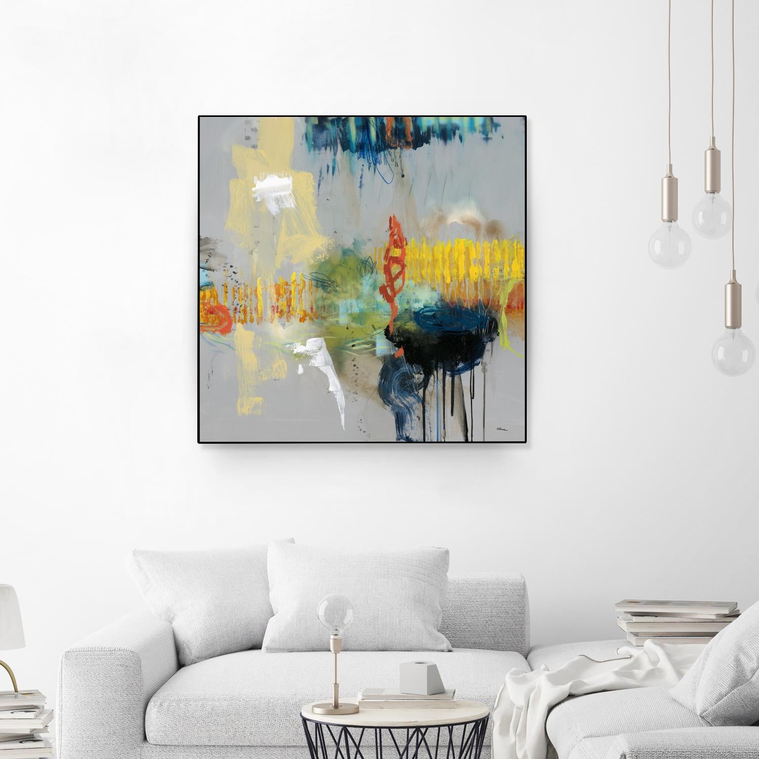 Shadows by Randy Hibberd on GIANT ART - yellow abstract