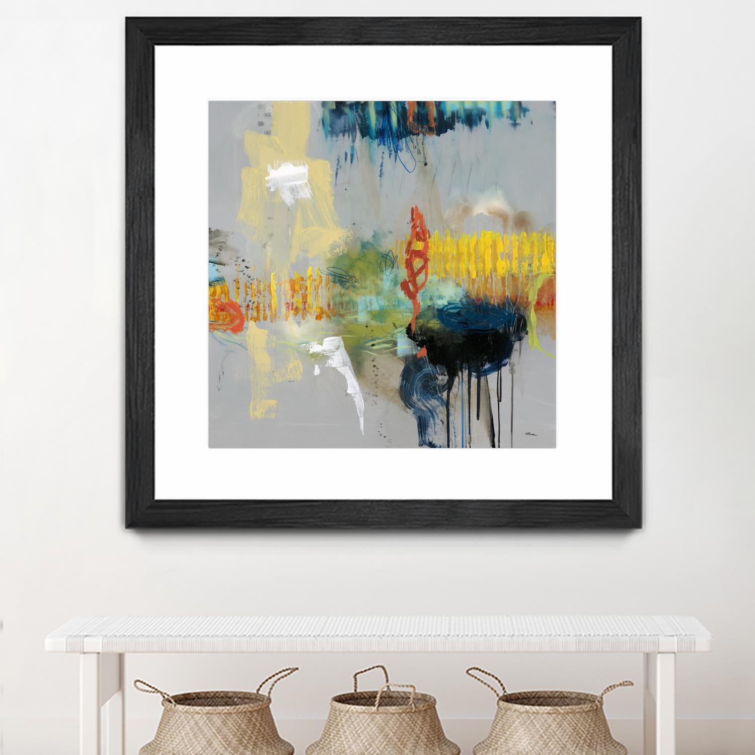 Shadows by Randy Hibberd on GIANT ART - yellow abstract