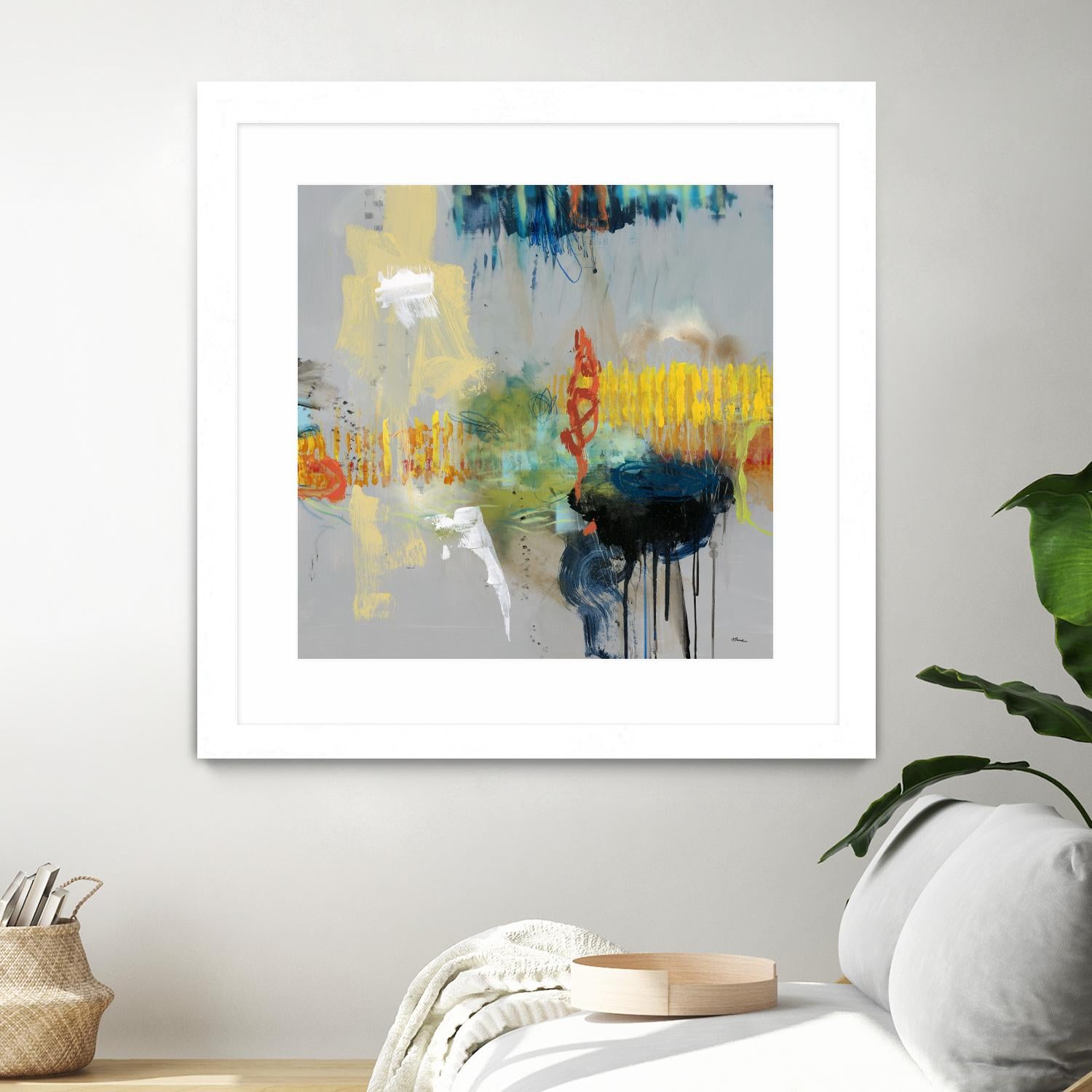 Shadows by Randy Hibberd on GIANT ART - yellow abstract