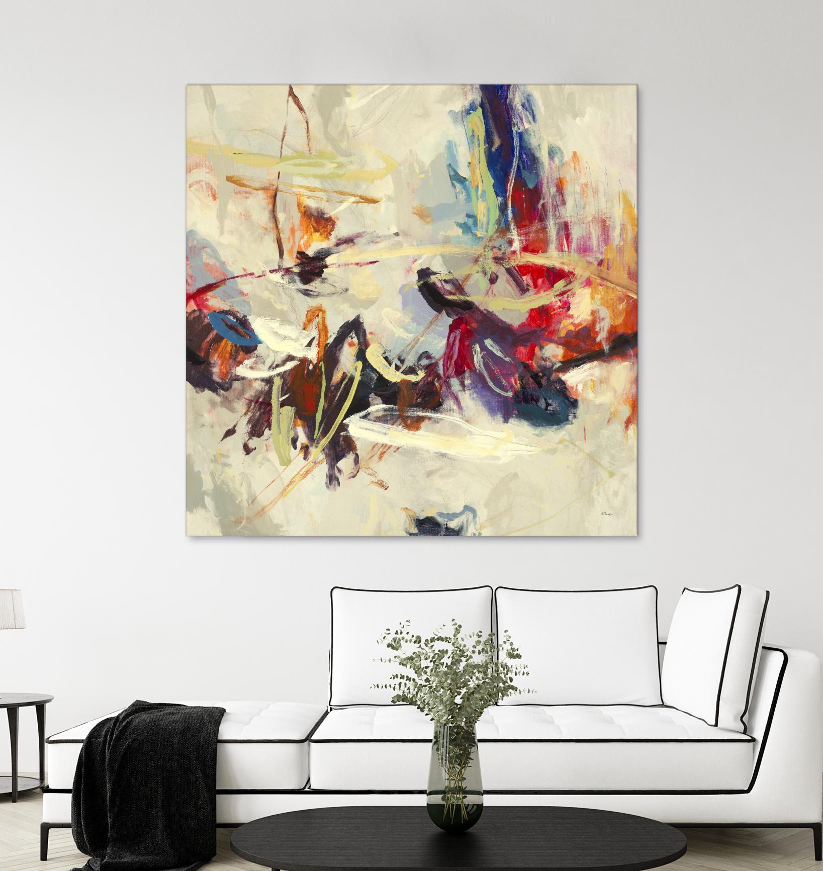 Positive Energy III by Randy Hibberd on GIANT ART - pink abstract