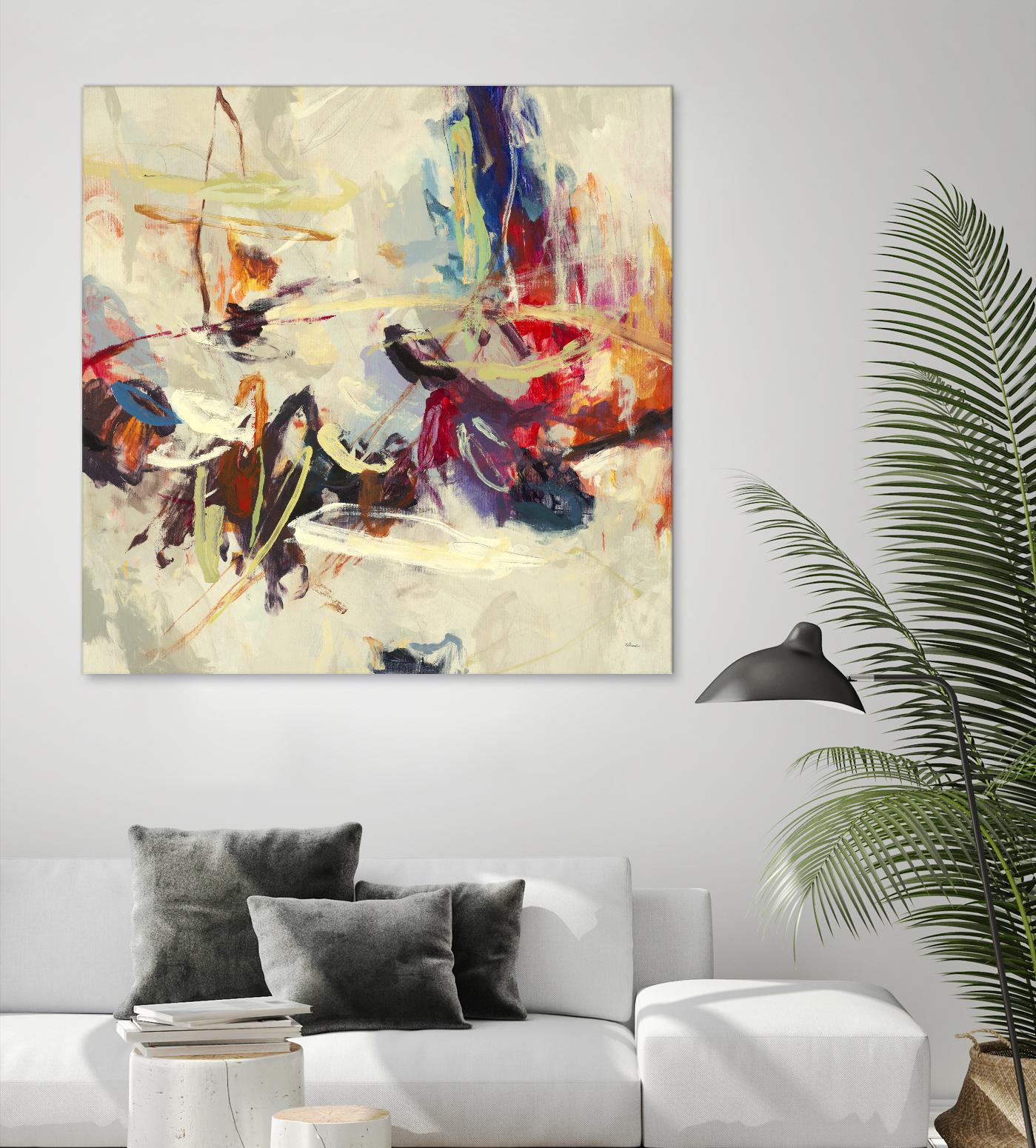 Positive Energy III by Randy Hibberd on GIANT ART - pink abstract