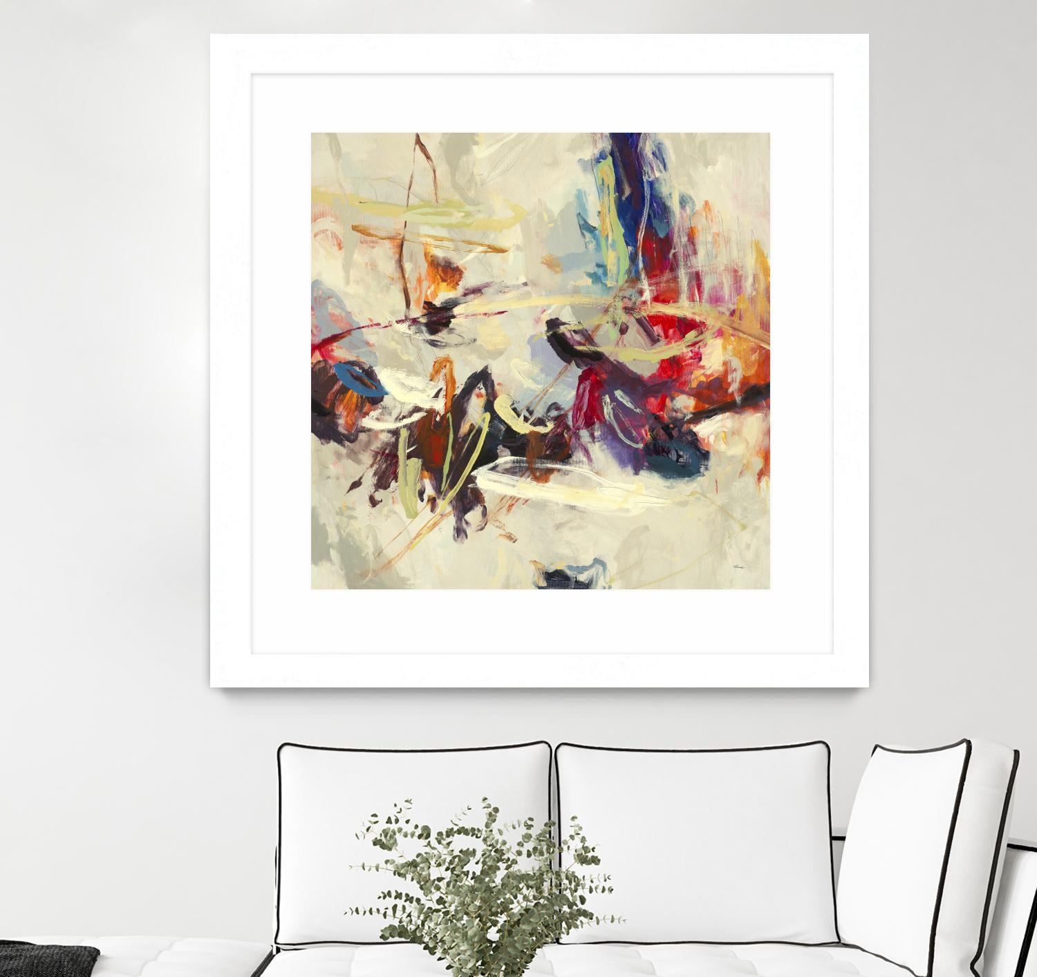 Positive Energy III by Randy Hibberd on GIANT ART - pink abstract