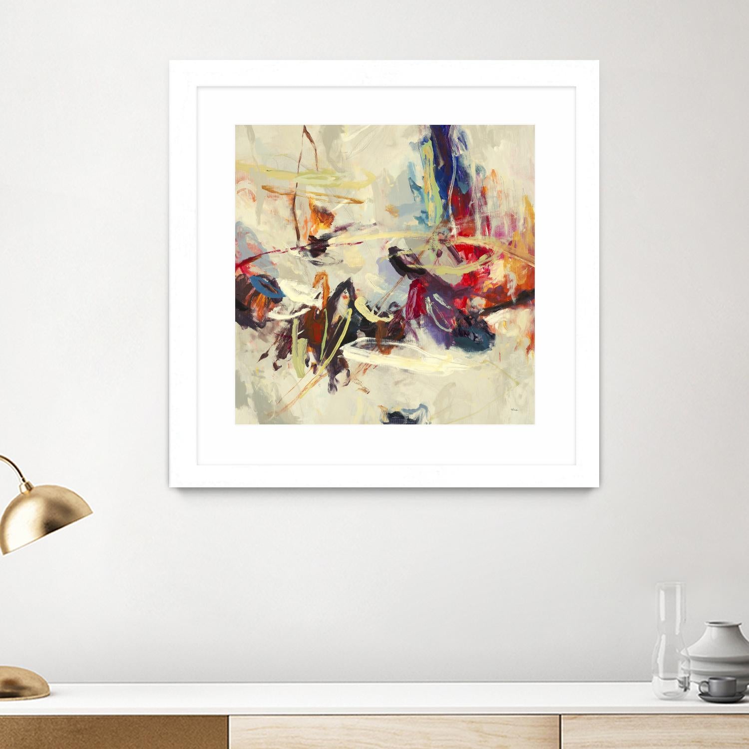 Positive Energy III by Randy Hibberd on GIANT ART - pink abstract