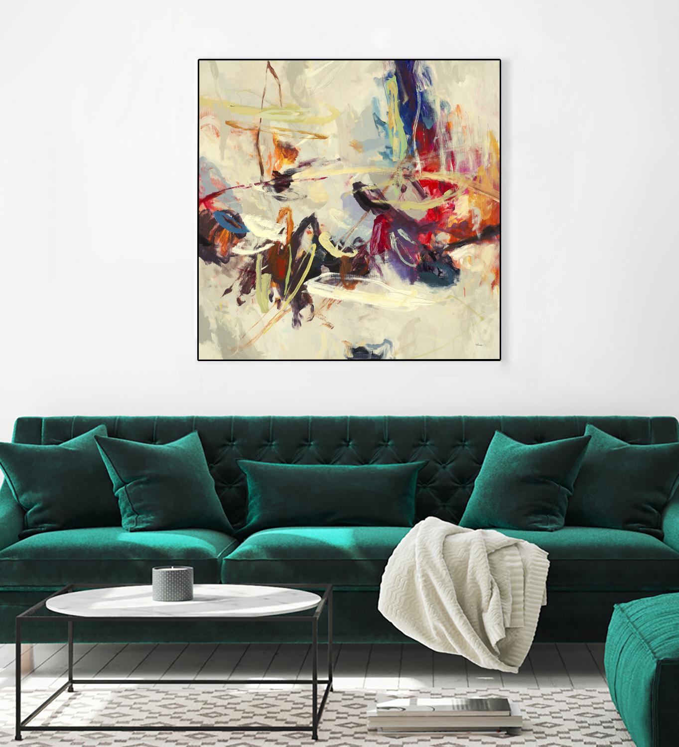 Positive Energy III by Randy Hibberd on GIANT ART - pink abstract