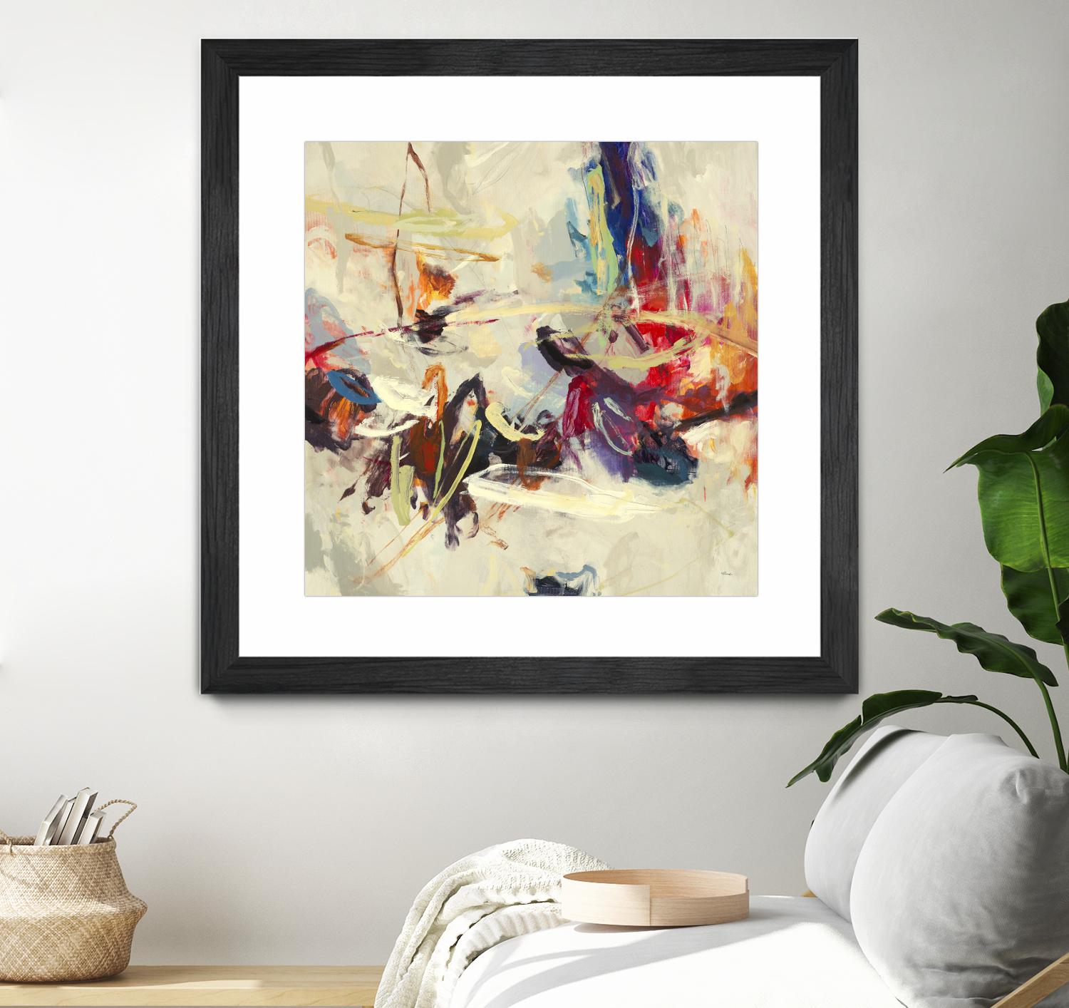 Positive Energy III by Randy Hibberd on GIANT ART - pink abstract