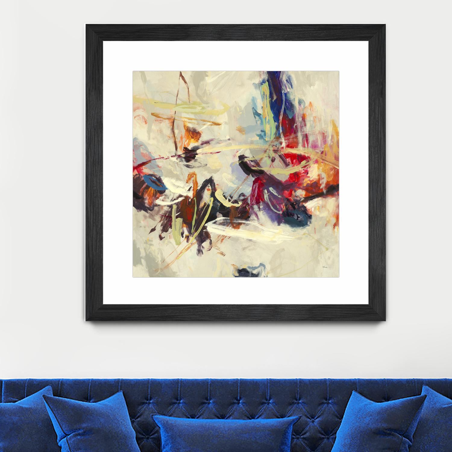 Positive Energy III by Randy Hibberd on GIANT ART - pink abstract