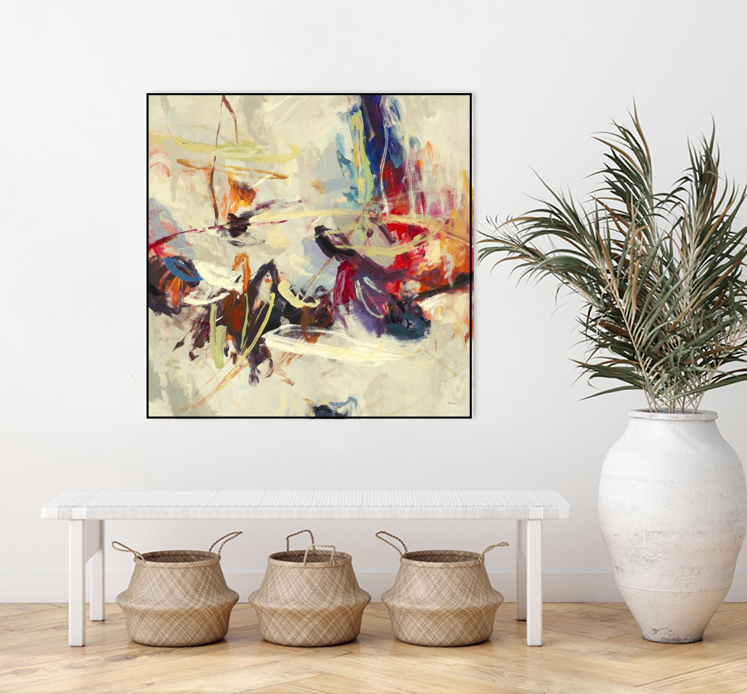 Positive Energy III by Randy Hibberd on GIANT ART - pink abstract