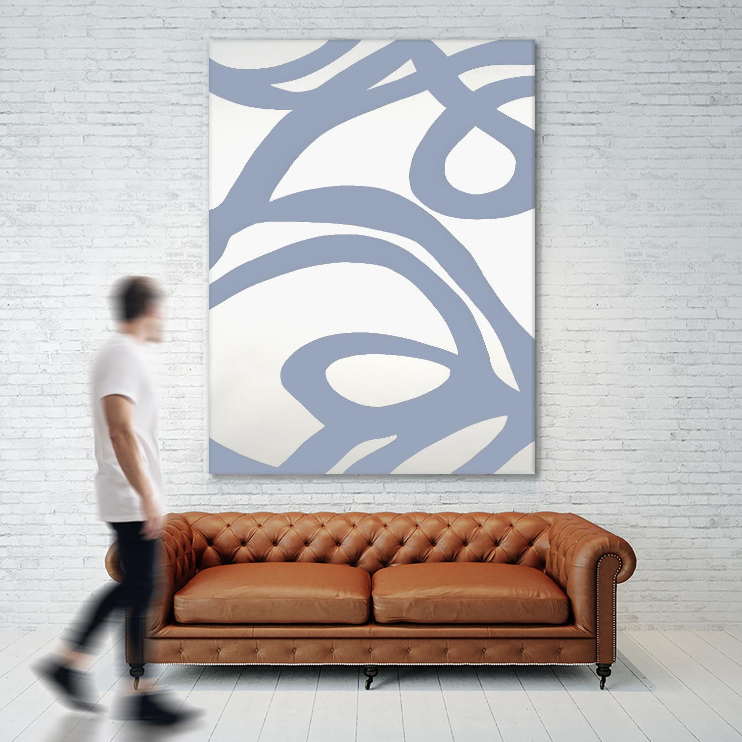 Limitless II by Randy Hibberd on GIANT ART - white abstract