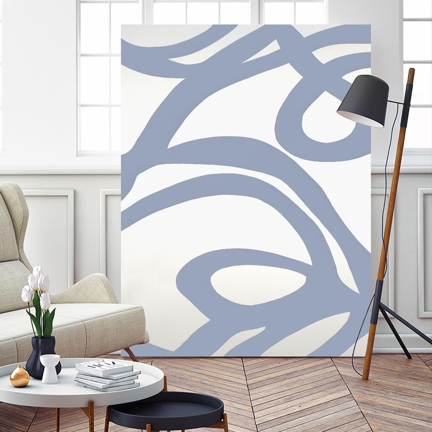 Limitless II by Randy Hibberd on GIANT ART - white abstract