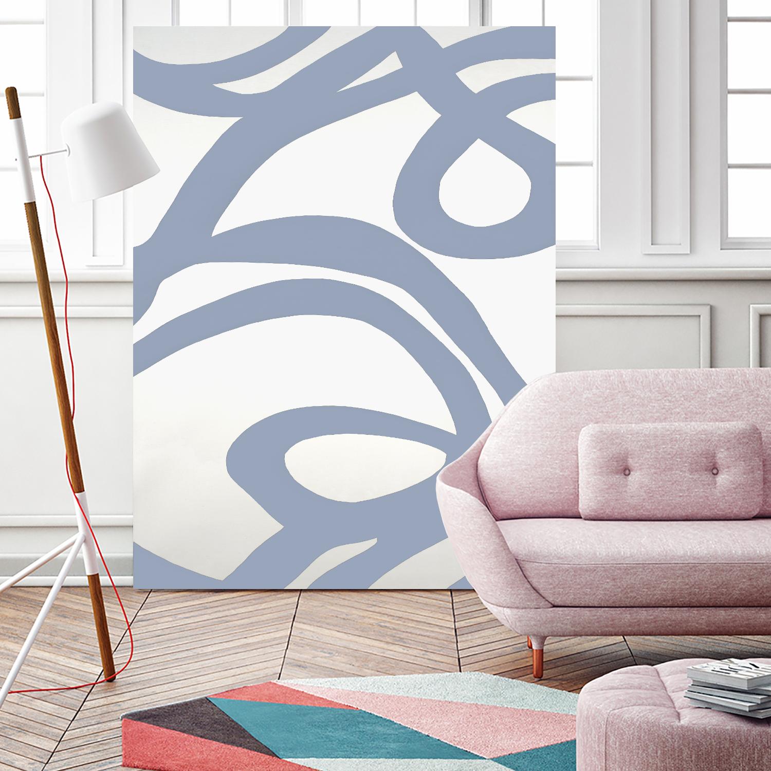 Limitless II by Randy Hibberd on GIANT ART - white abstract