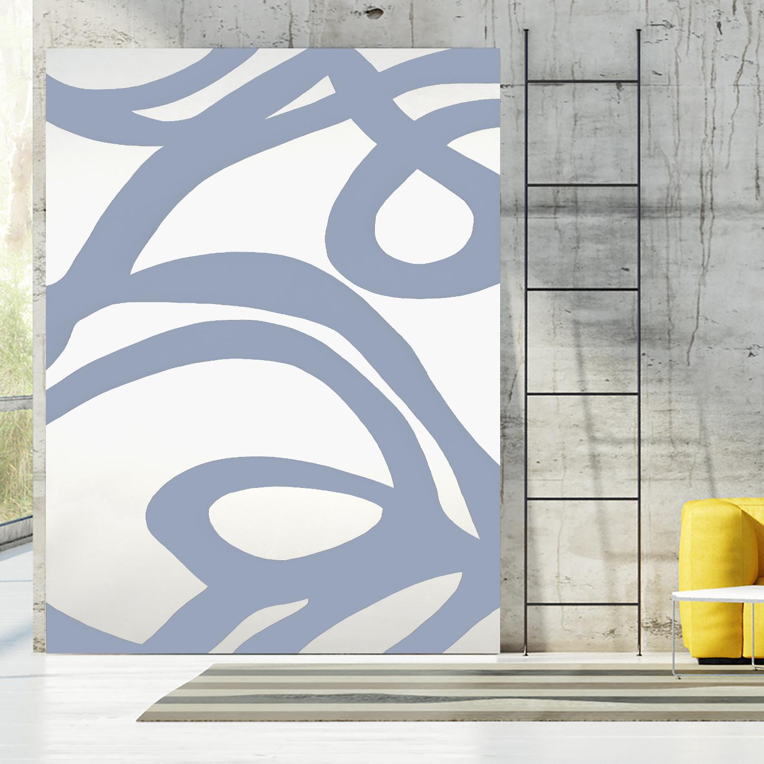 Limitless II by Randy Hibberd on GIANT ART - white abstract