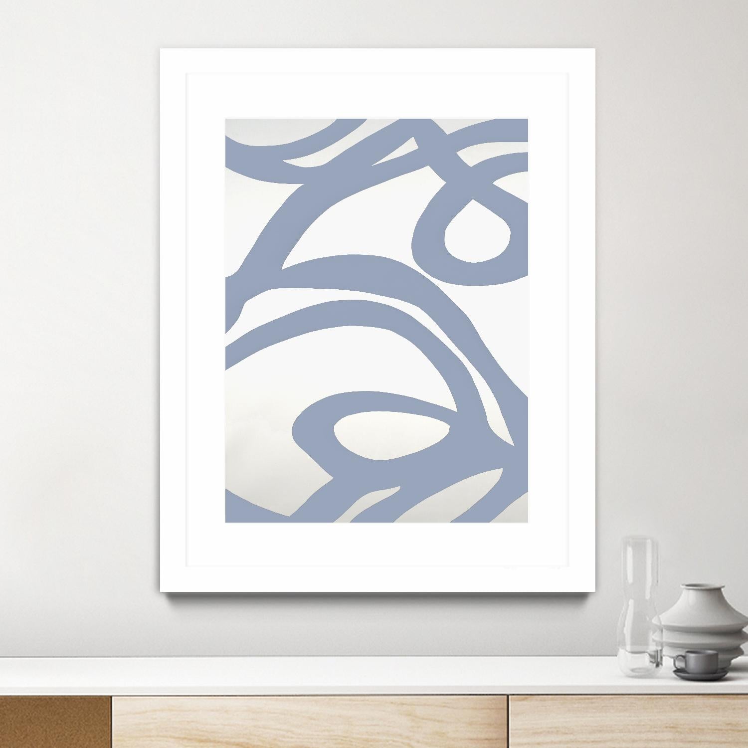 Limitless II by Randy Hibberd on GIANT ART - white abstract