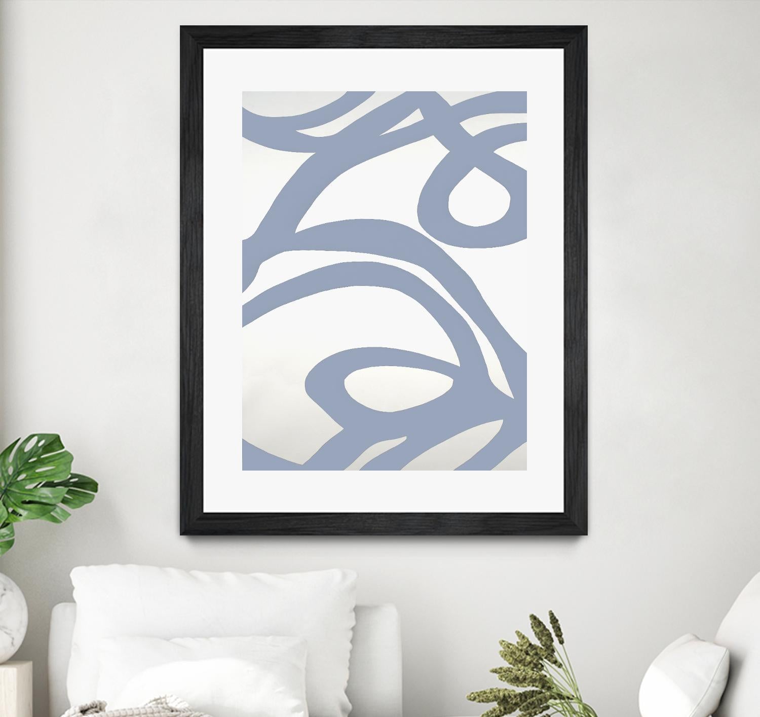 Limitless II by Randy Hibberd on GIANT ART - white abstract