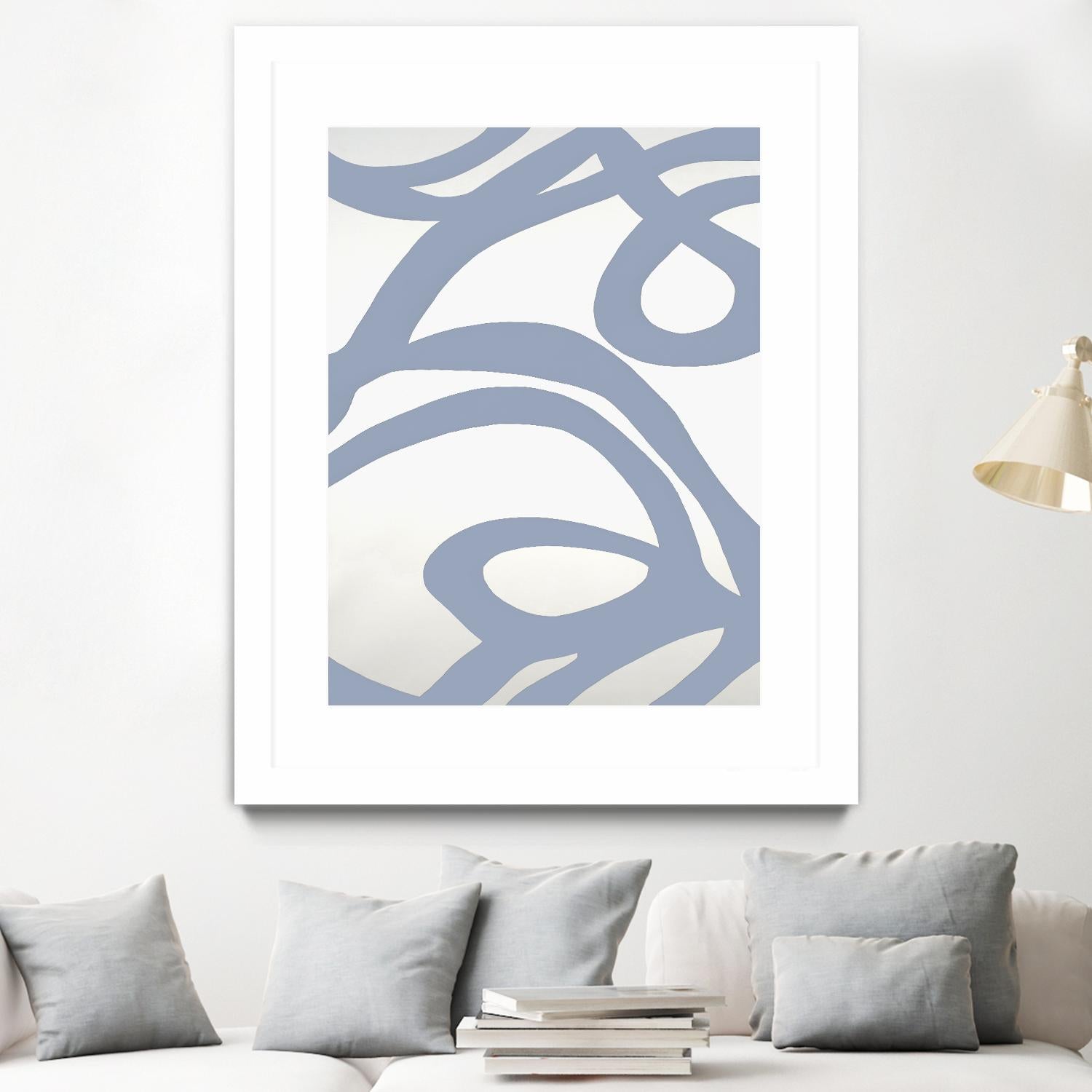 Limitless II by Randy Hibberd on GIANT ART - white abstract