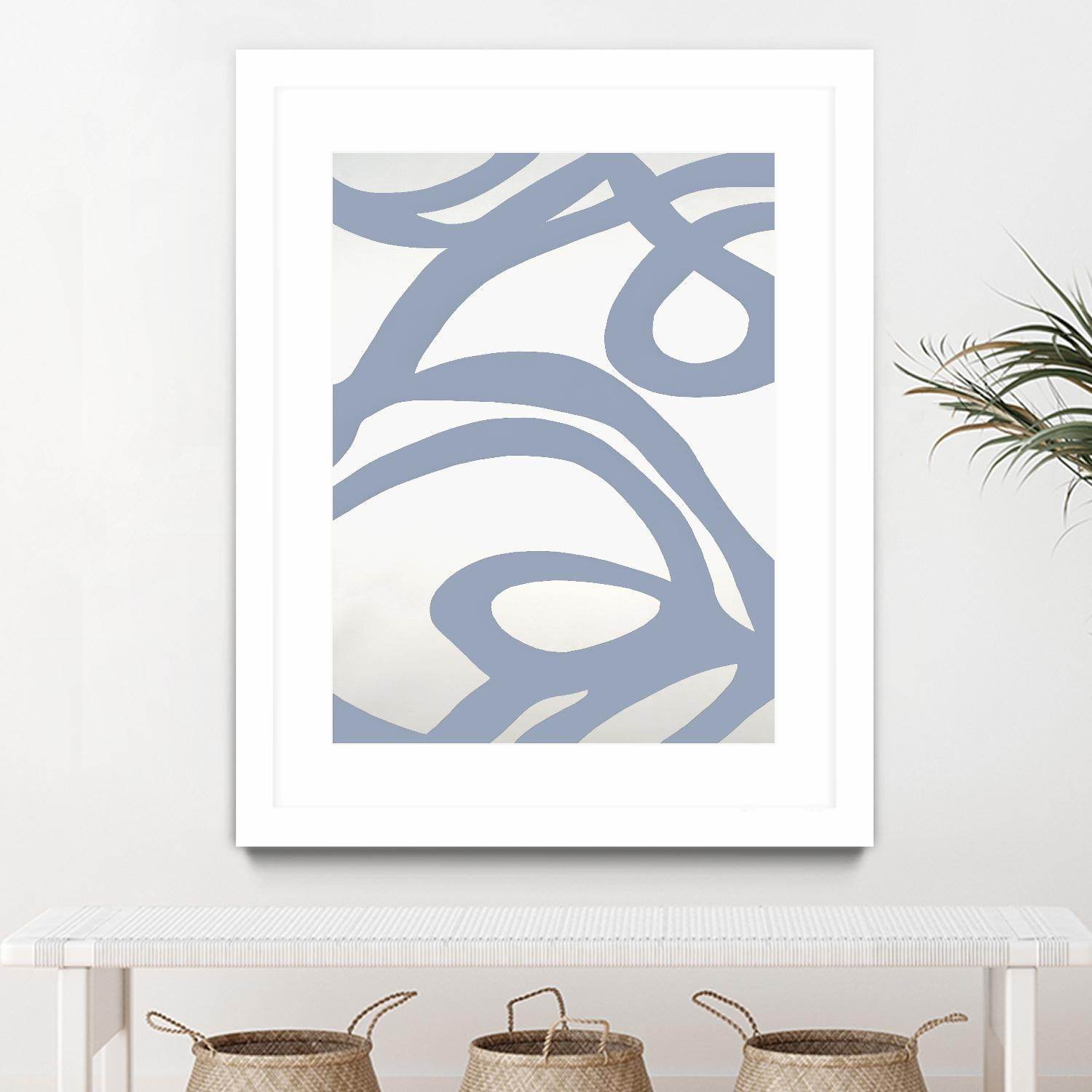 Limitless II by Randy Hibberd on GIANT ART - white abstract