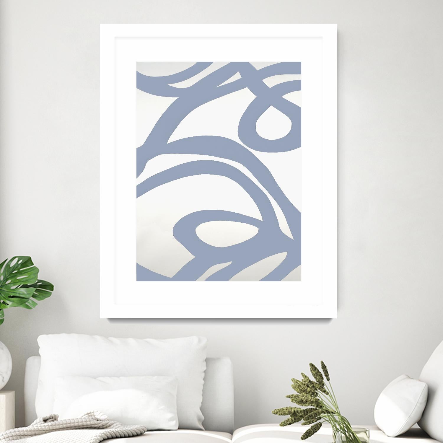 Limitless II by Randy Hibberd on GIANT ART - white abstract