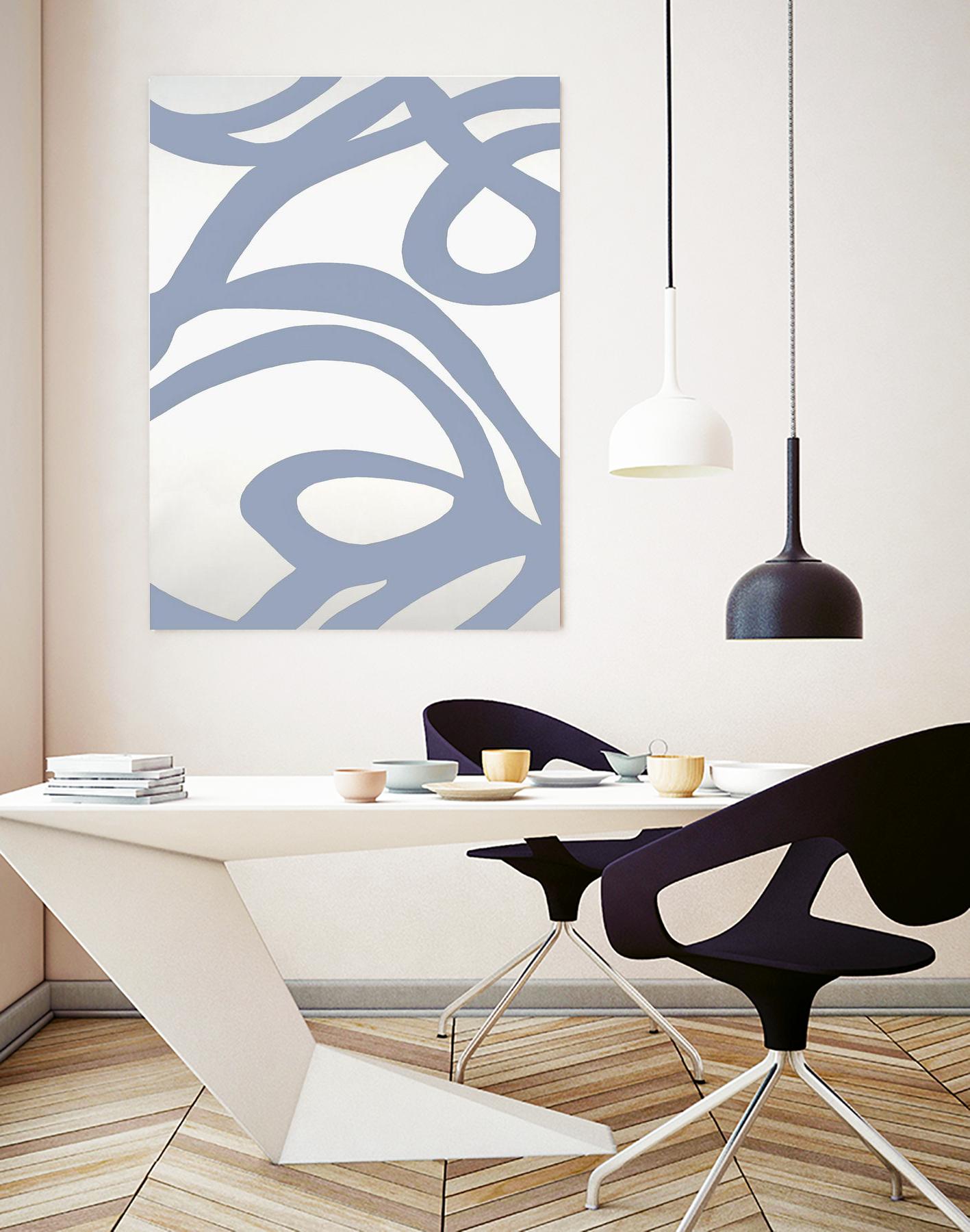 Limitless II by Randy Hibberd on GIANT ART - white abstract