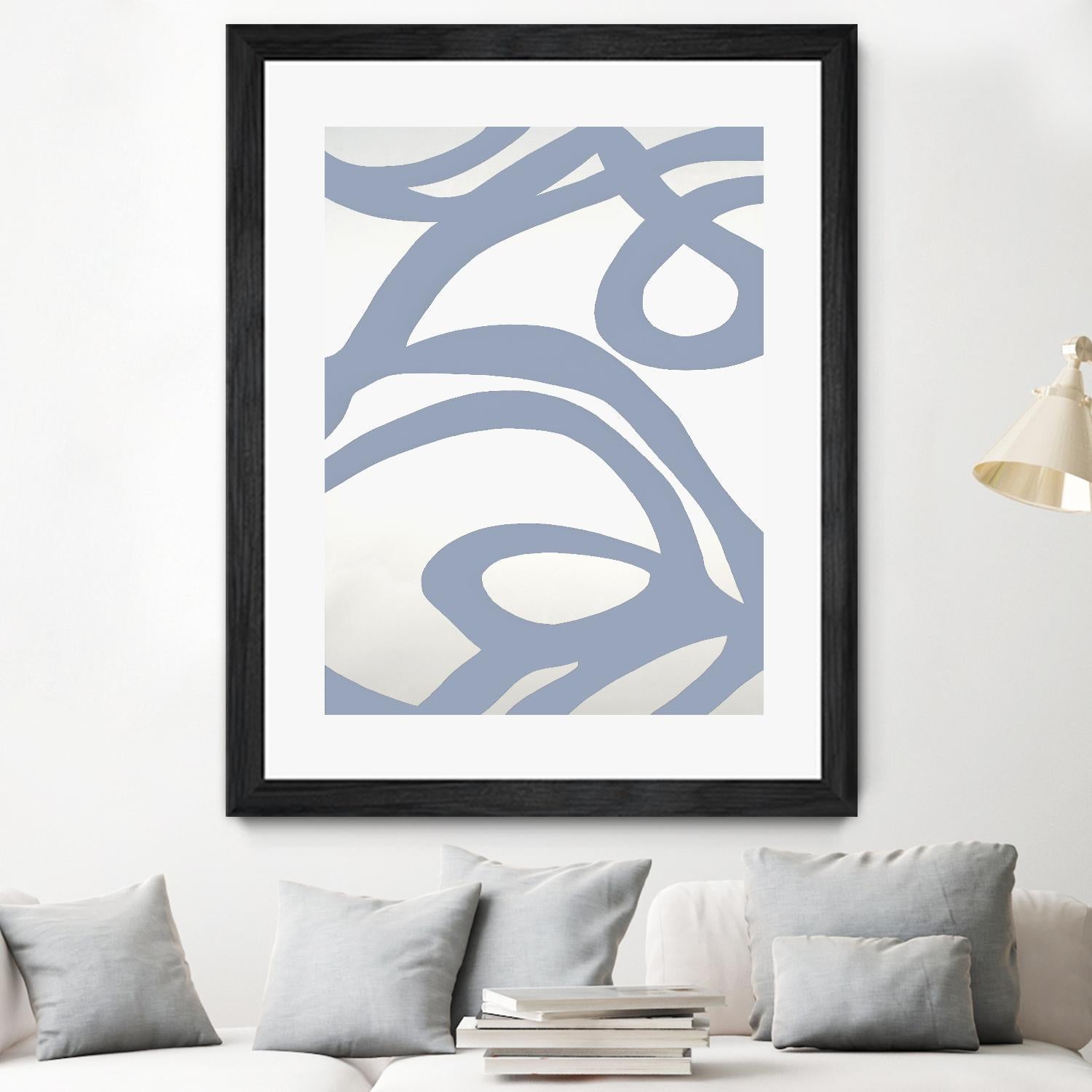 Limitless II by Randy Hibberd on GIANT ART - white abstract