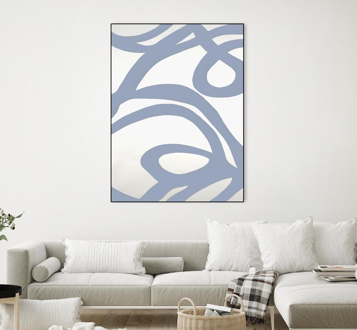 Limitless II by Randy Hibberd on GIANT ART - white abstract