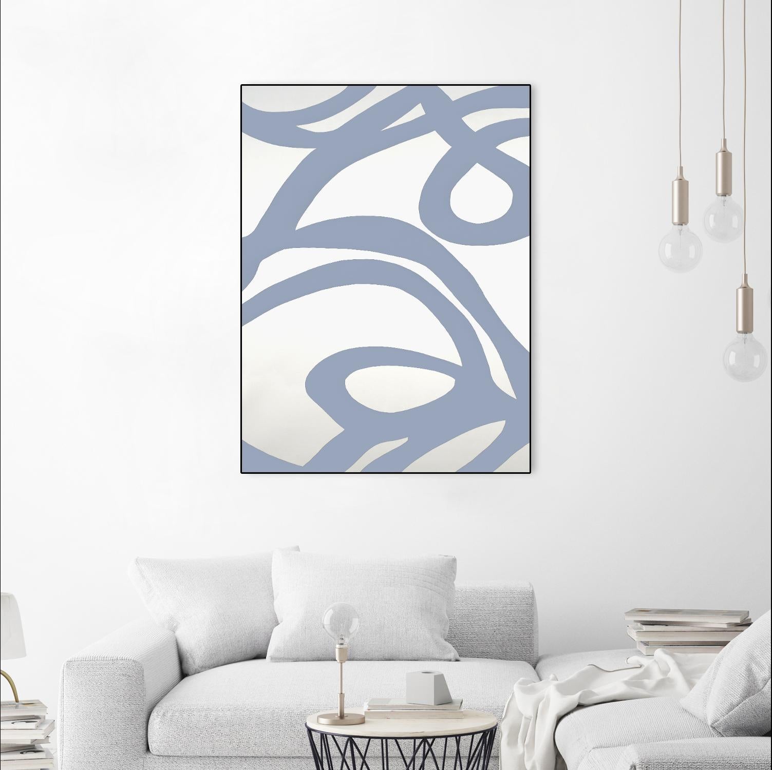 Limitless II by Randy Hibberd on GIANT ART - white abstract