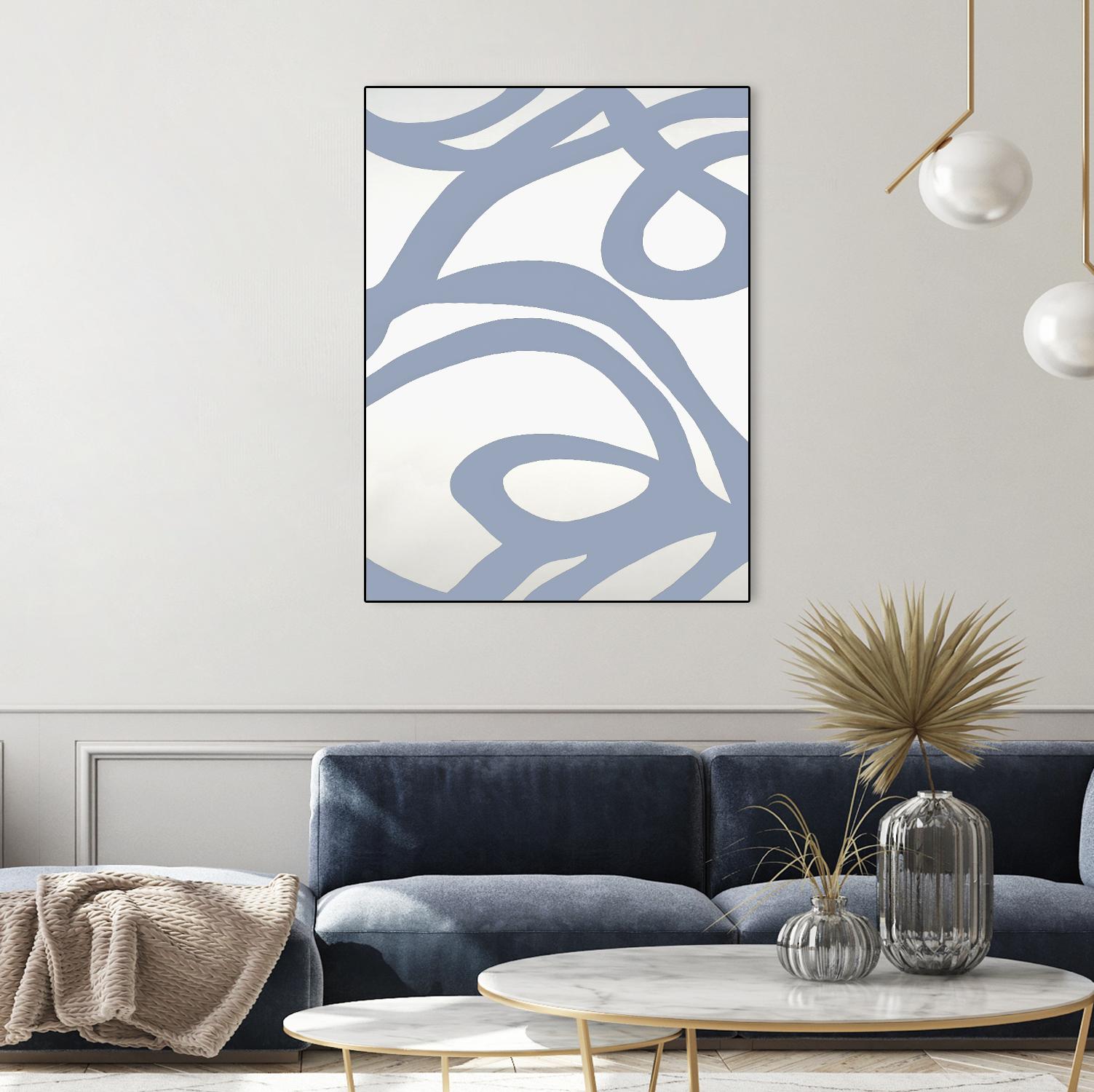 Limitless II by Randy Hibberd on GIANT ART - white abstract