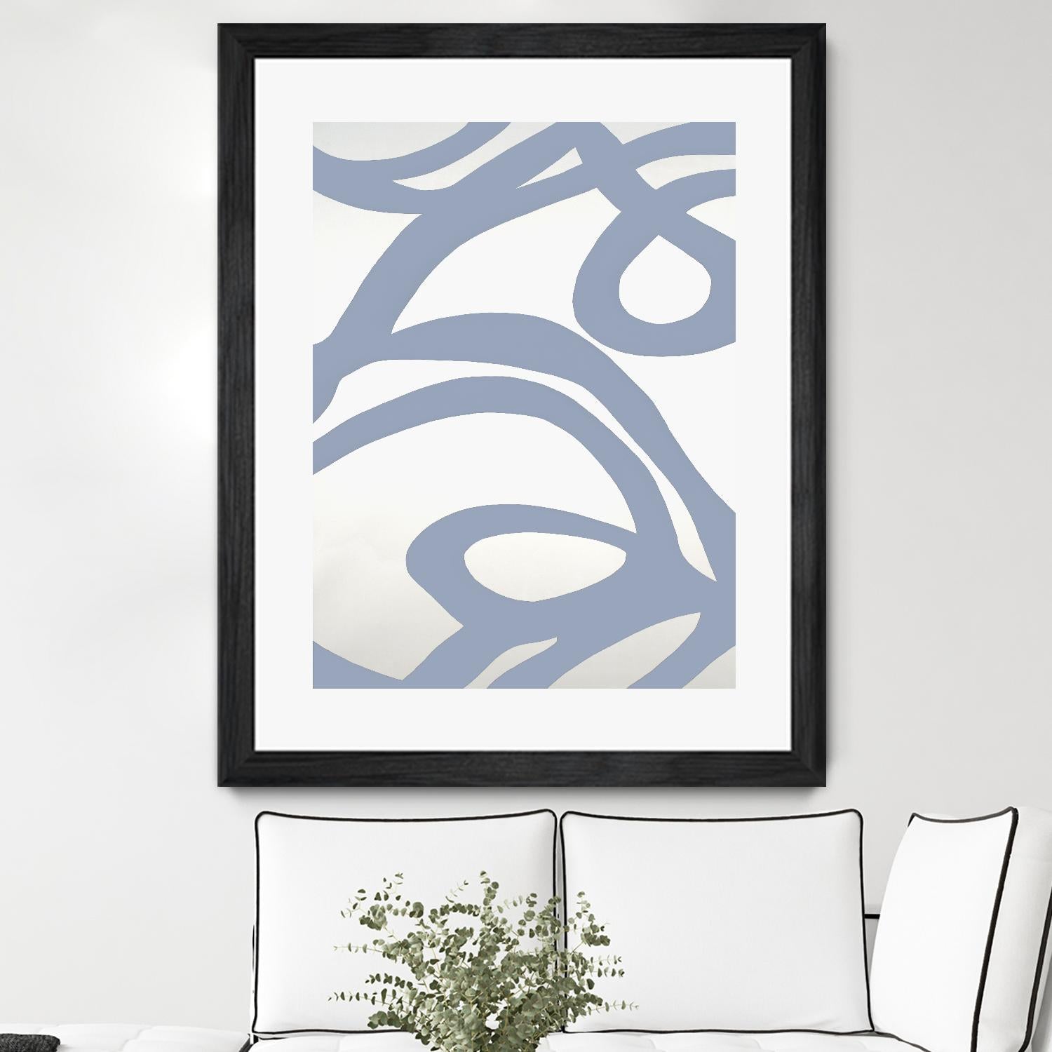 Limitless II by Randy Hibberd on GIANT ART - white abstract