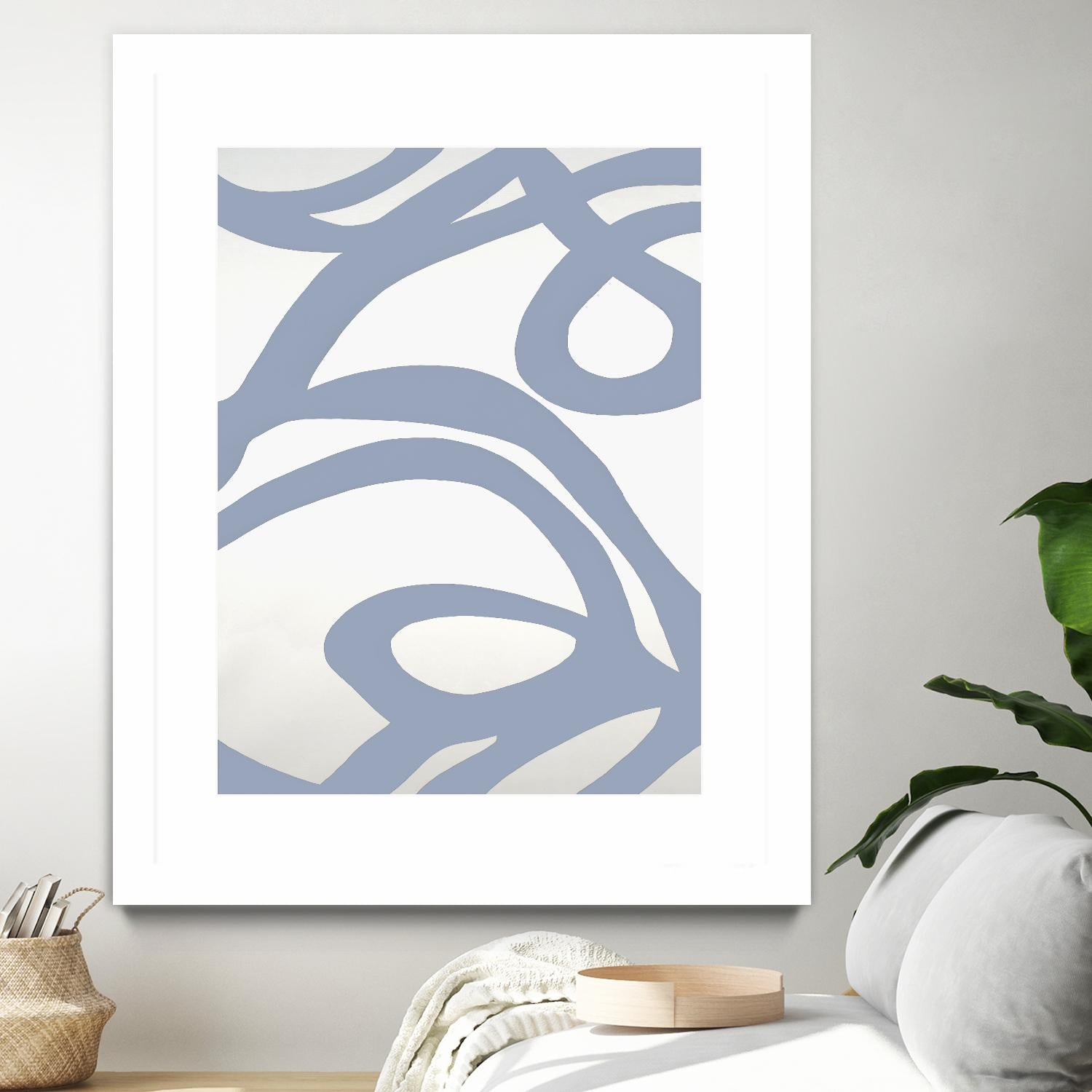 Limitless II by Randy Hibberd on GIANT ART - white abstract