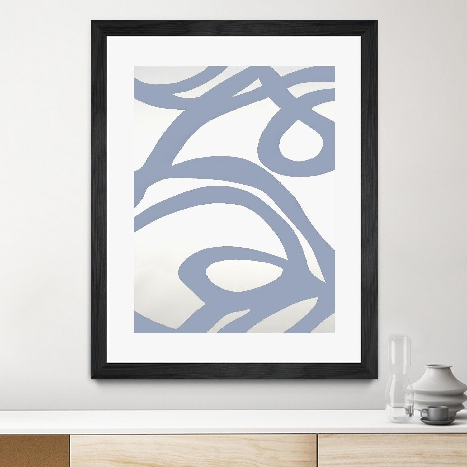 Limitless II by Randy Hibberd on GIANT ART - white abstract