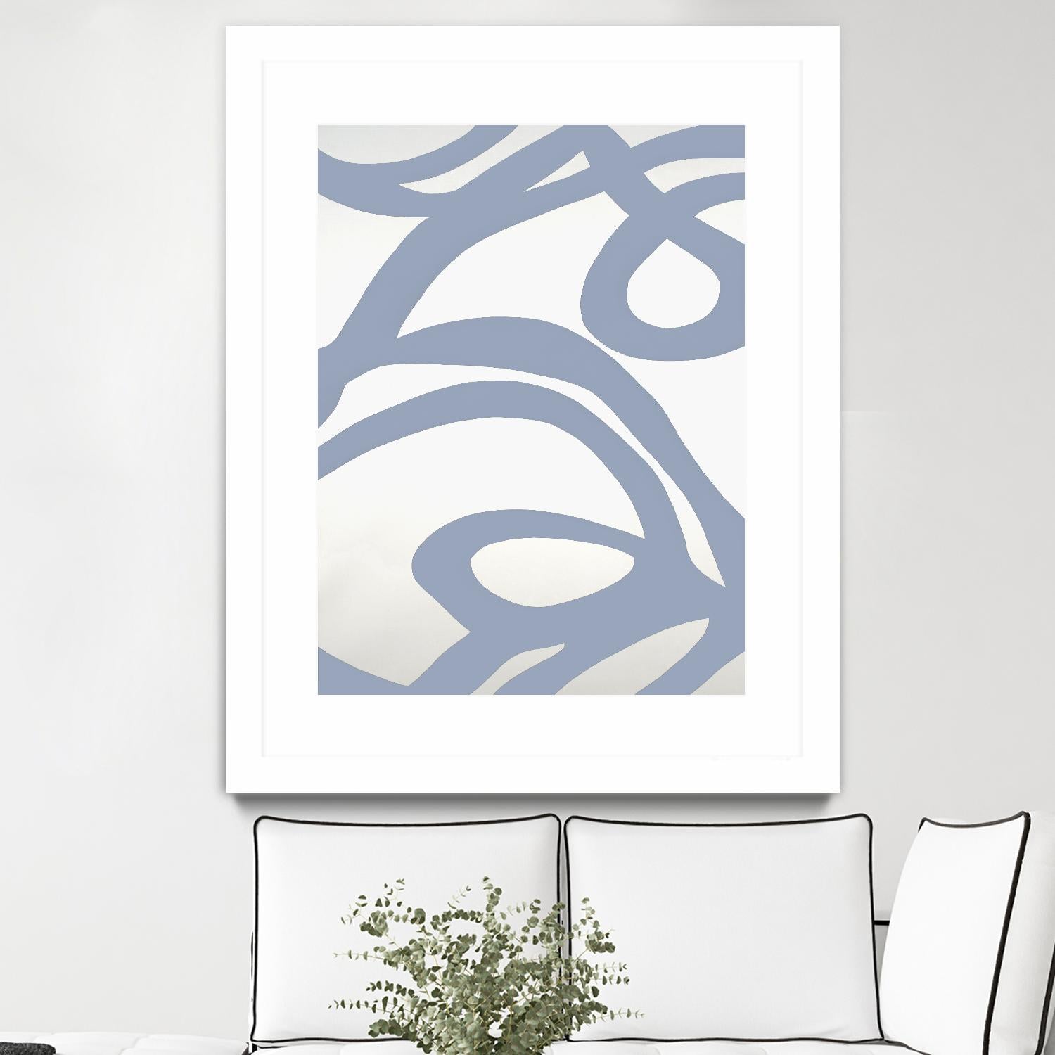 Limitless II by Randy Hibberd on GIANT ART - white abstract