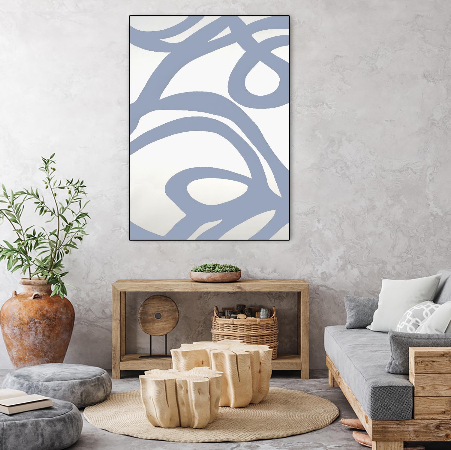 Limitless II by Randy Hibberd on GIANT ART - white abstract