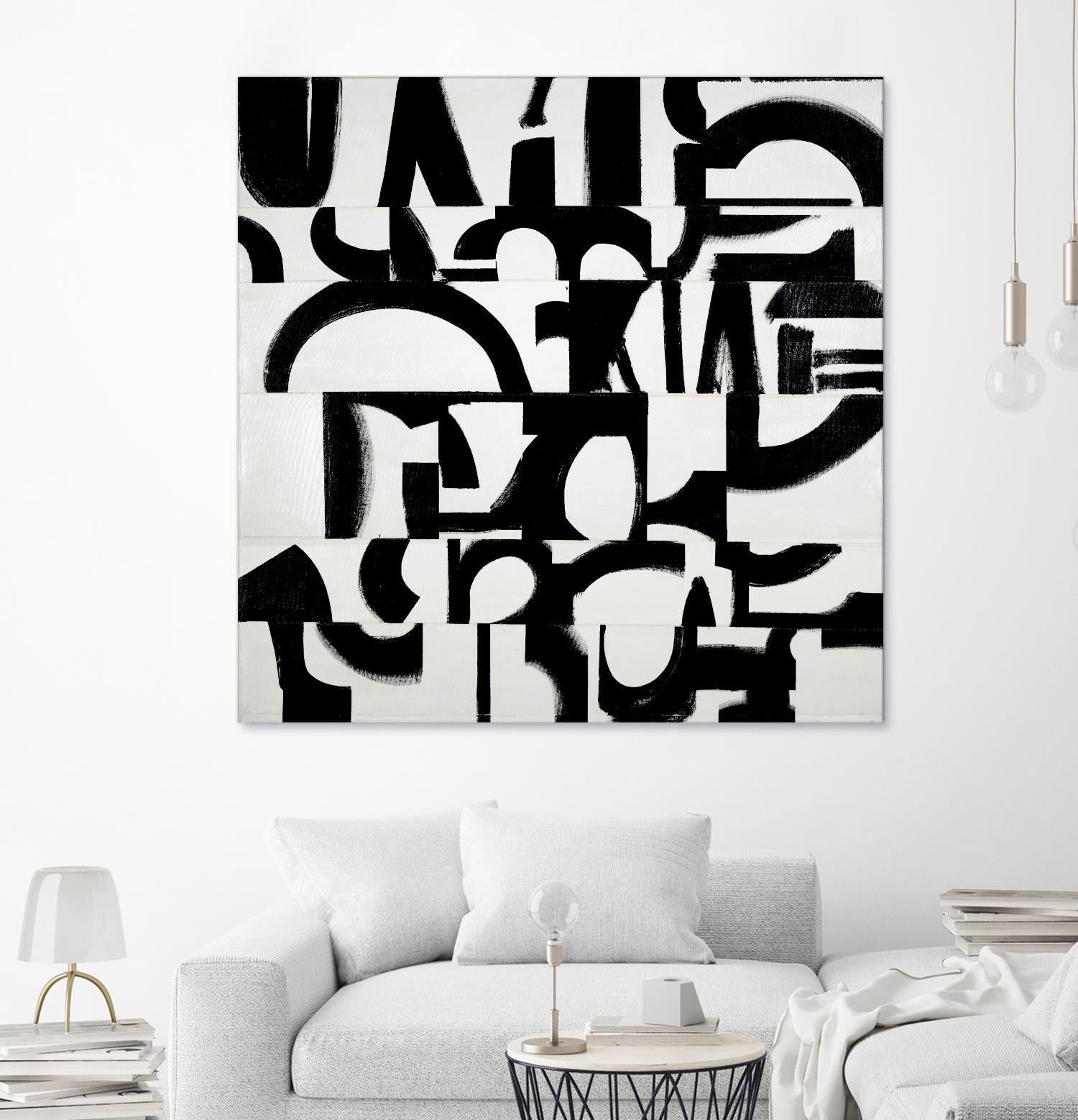 Prosperous Element by Randy Hibberd on GIANT ART - white abstract