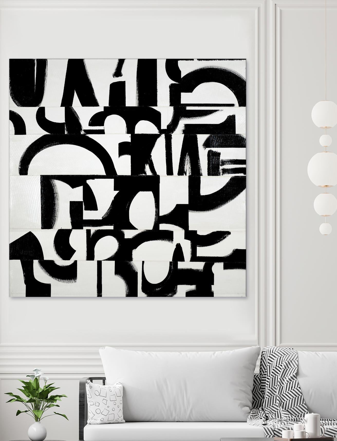 Prosperous Element by Randy Hibberd on GIANT ART - white abstract