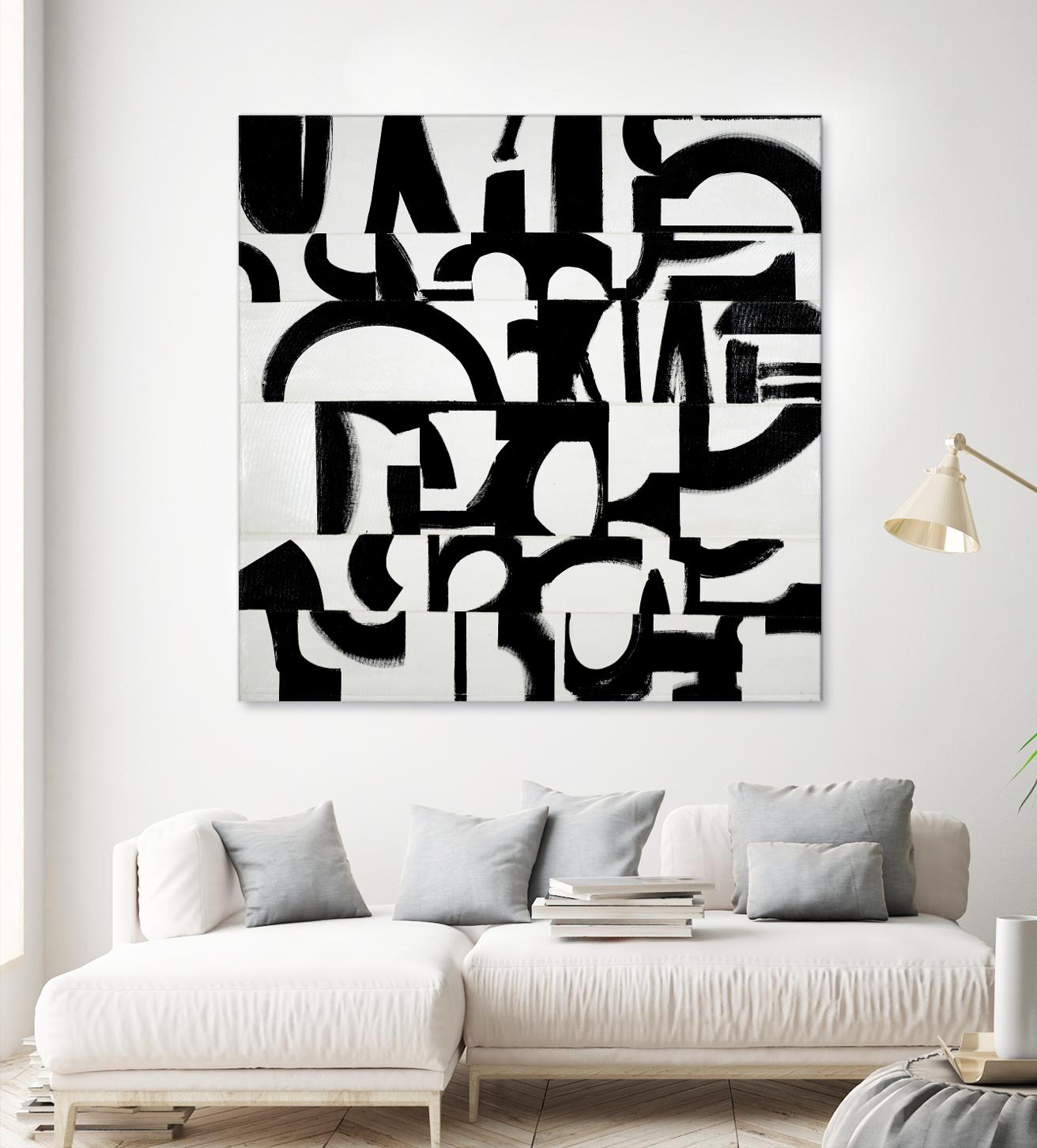 Prosperous Element by Randy Hibberd on GIANT ART - white abstract