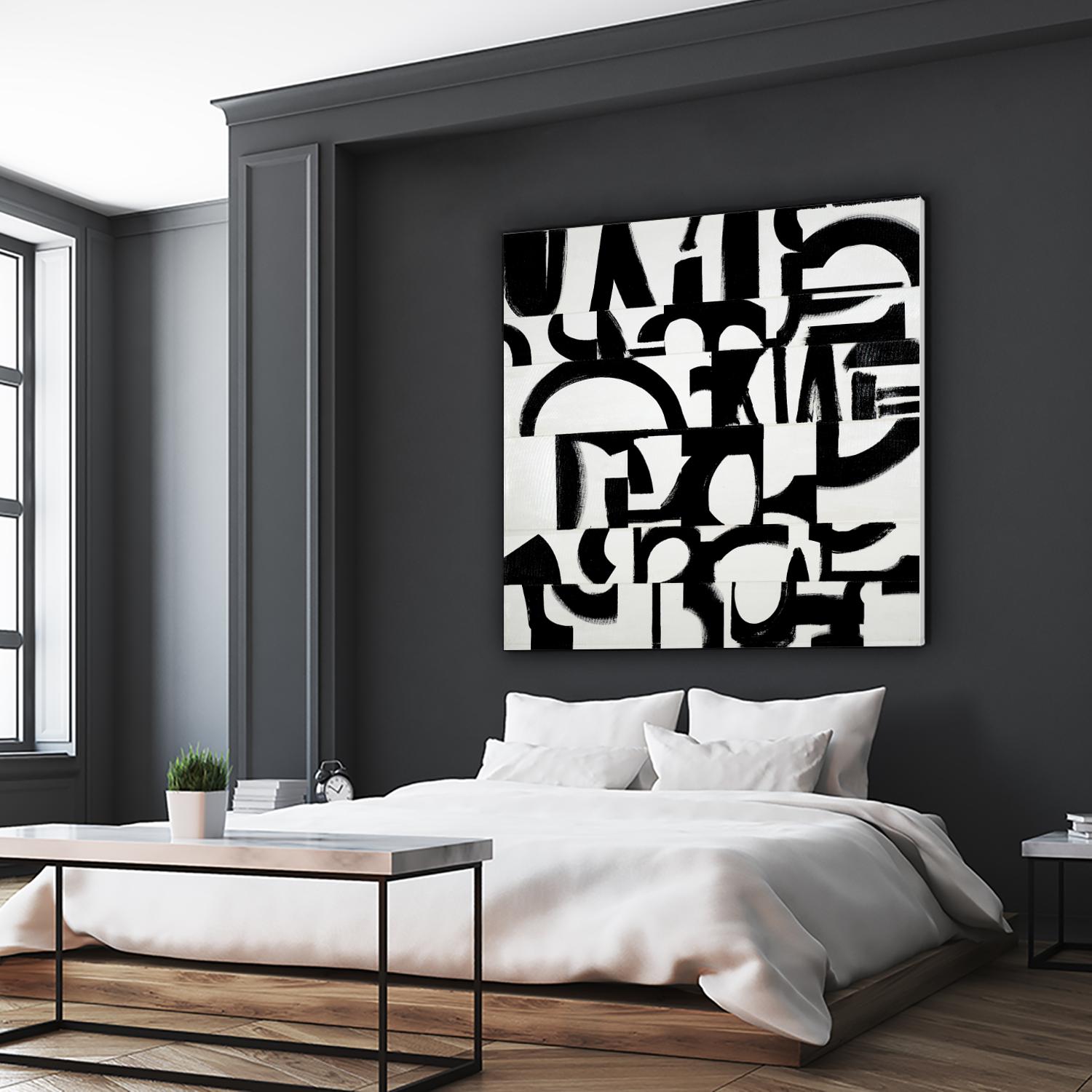 Prosperous Element by Randy Hibberd on GIANT ART - white abstract