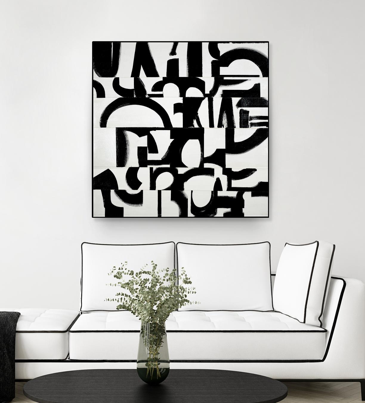 Prosperous Element by Randy Hibberd on GIANT ART - white abstract