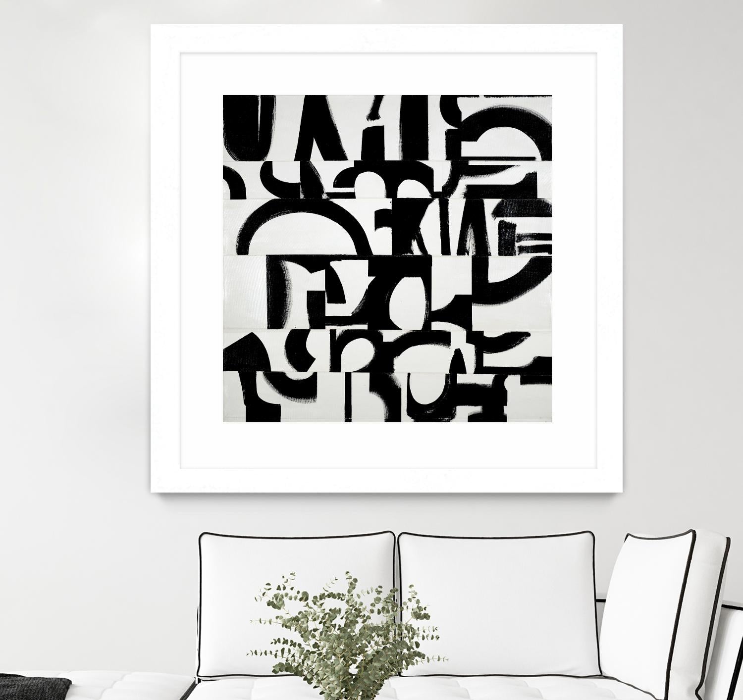 Prosperous Element by Randy Hibberd on GIANT ART - white abstract