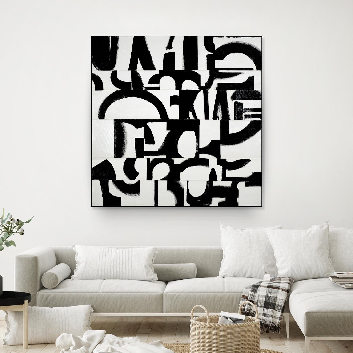 Prosperous Element by Randy Hibberd on GIANT ART - white abstract