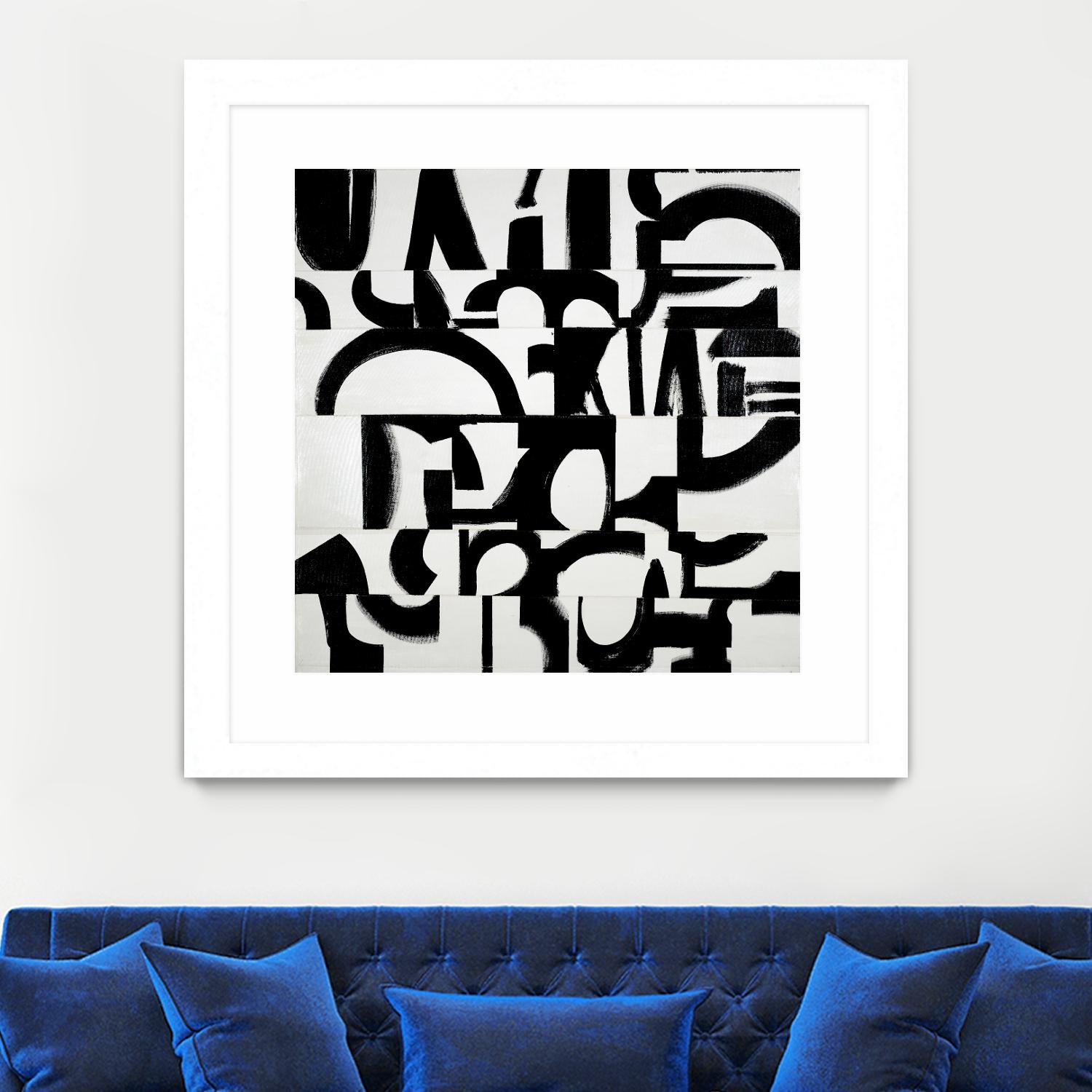 Prosperous Element by Randy Hibberd on GIANT ART - white abstract