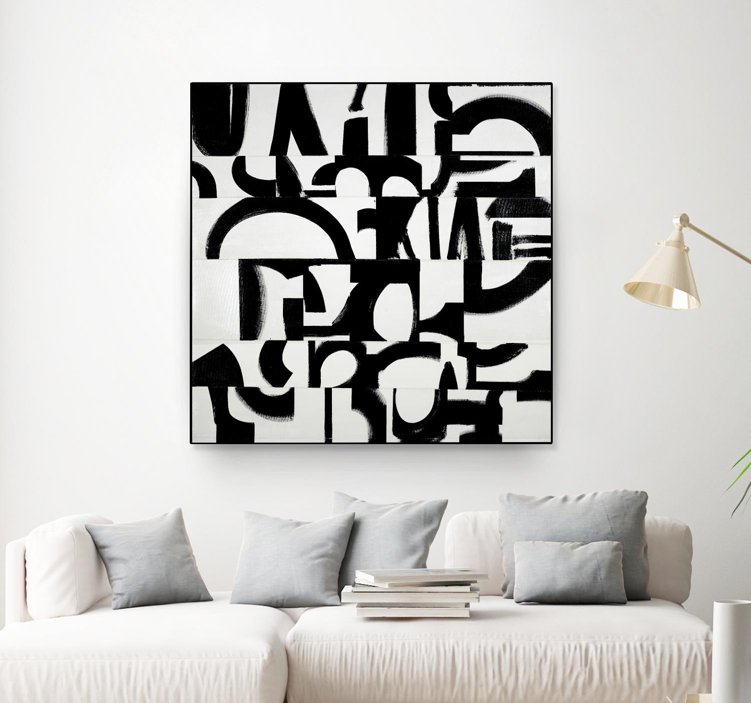 Prosperous Element by Randy Hibberd on GIANT ART - white abstract