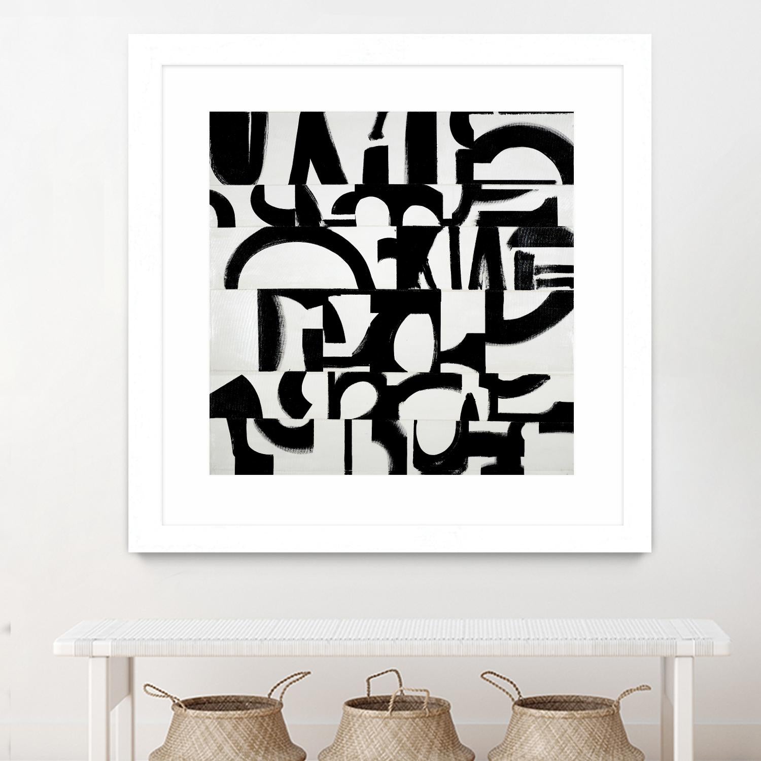 Prosperous Element by Randy Hibberd on GIANT ART - white abstract